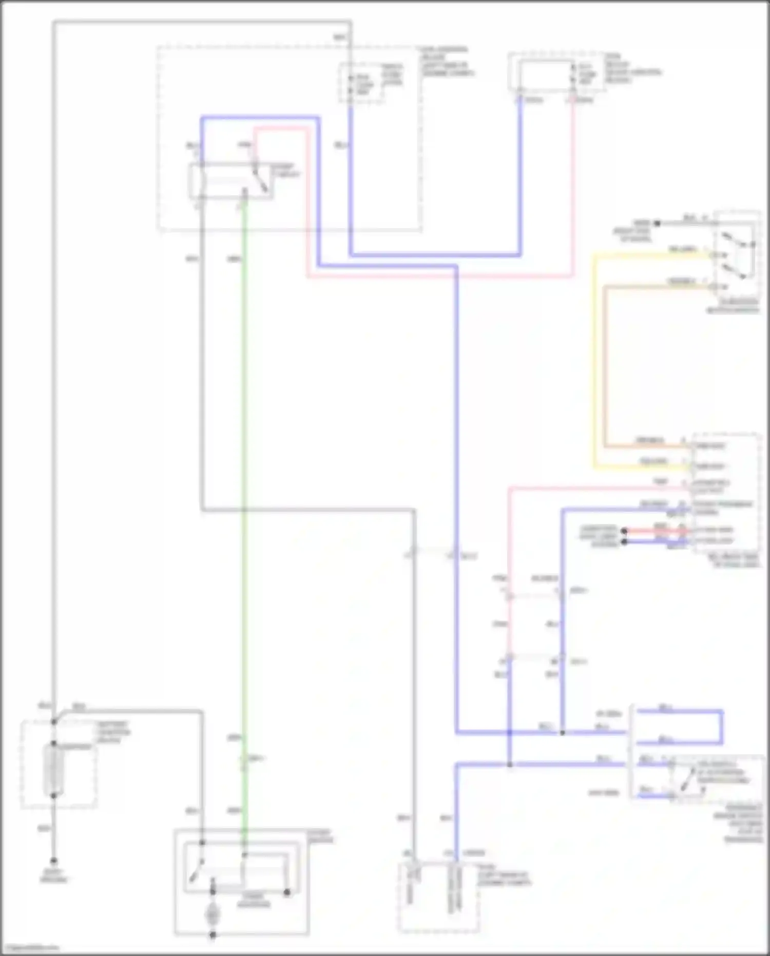 Carnival Kia IV (2020-2024): Starting circuit, w/ smart key