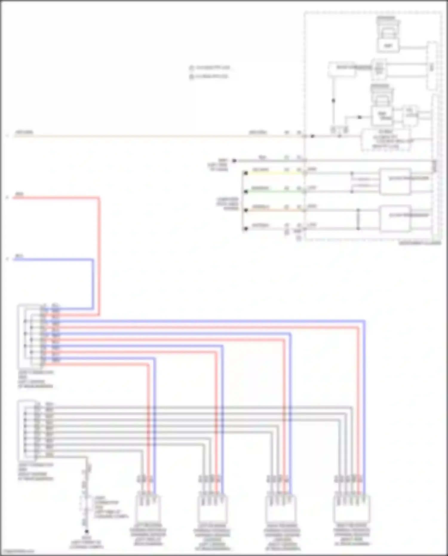 Wiring diagram 12.3 inch tft for Kia Carnival IV (2020-2024) (15 of 16)