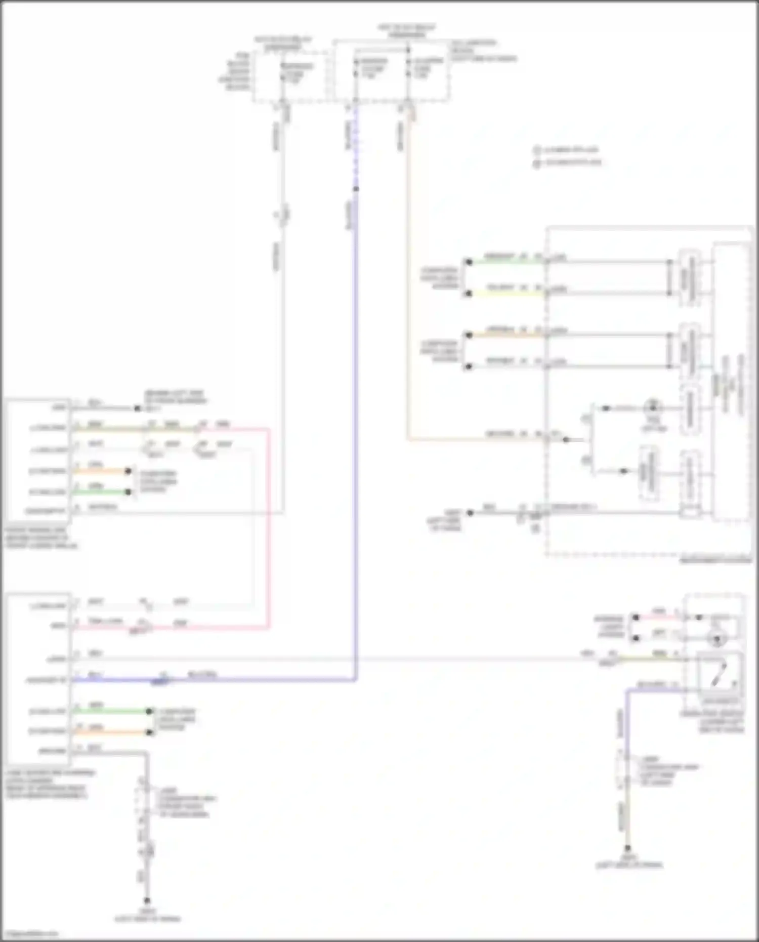 Wiring diagram module fuse for Kia Carnival IV (2020-2024)