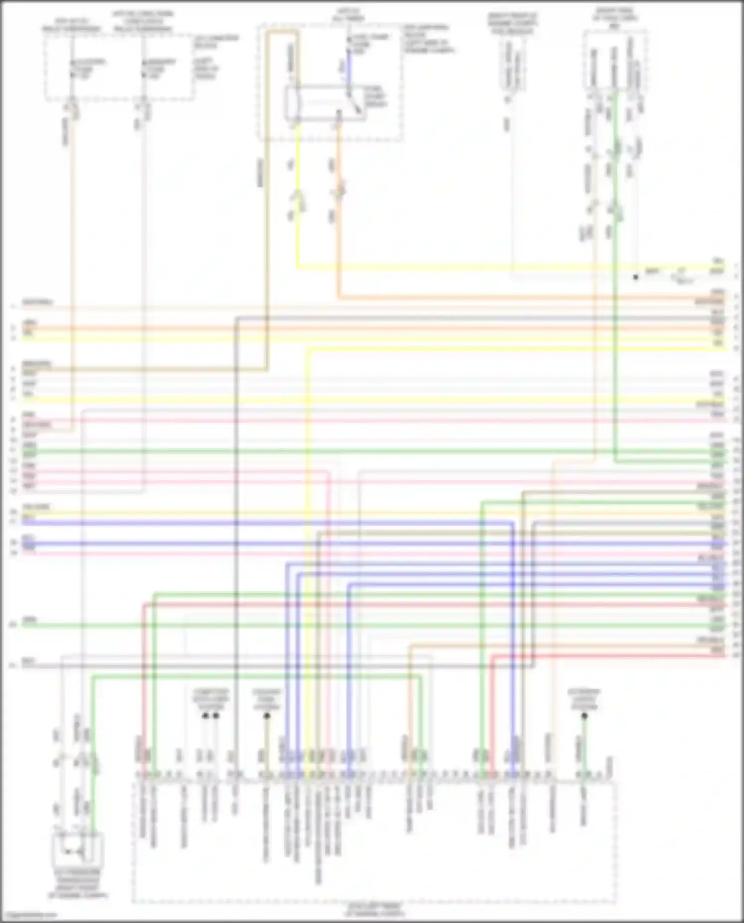 Wiring diagram apt sig for Kia Carnival IV (2020-2024) (4 of 4)