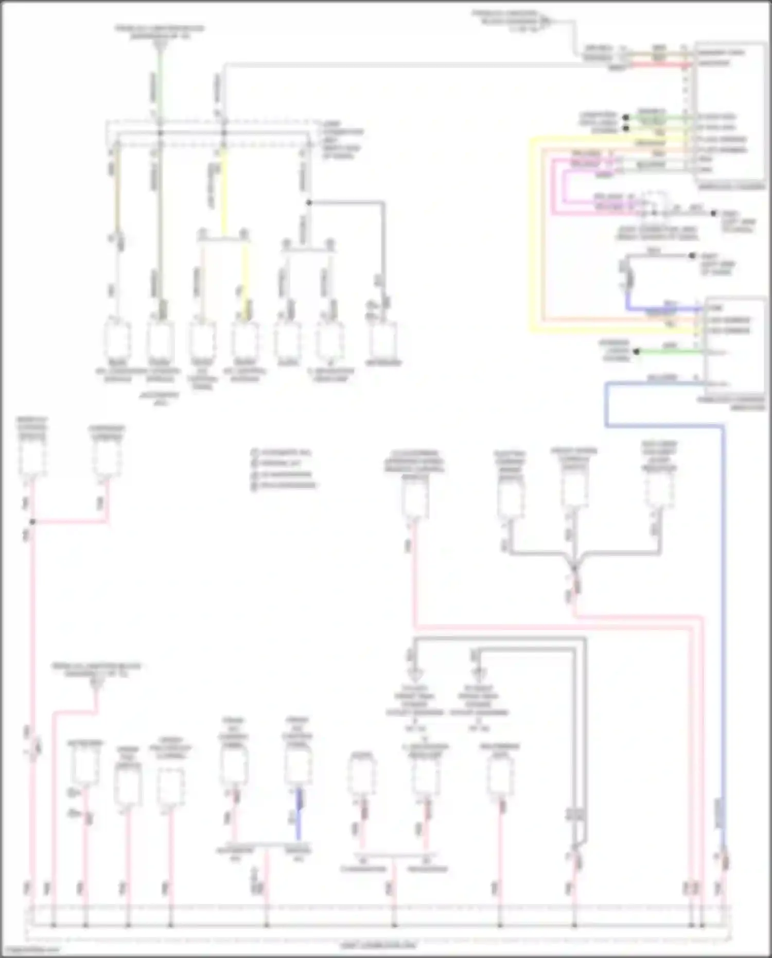 Wiring diagram atm shift lever indicator for Kia Carnival IV (2020-2024) (3 of 6)