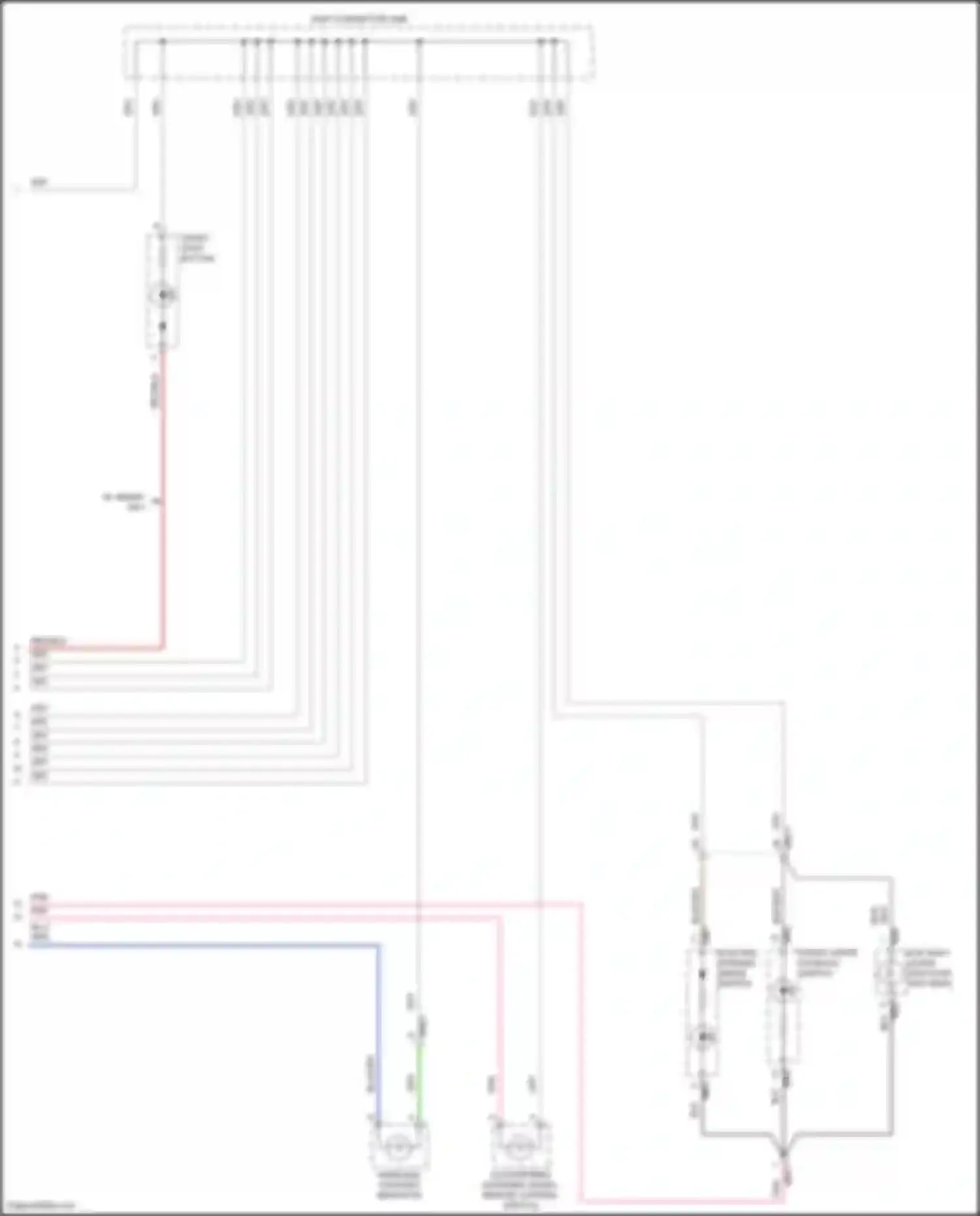 Wiring diagram atm shift lever indicator for Kia Carnival IV (2020-2024) (2 of 6)
