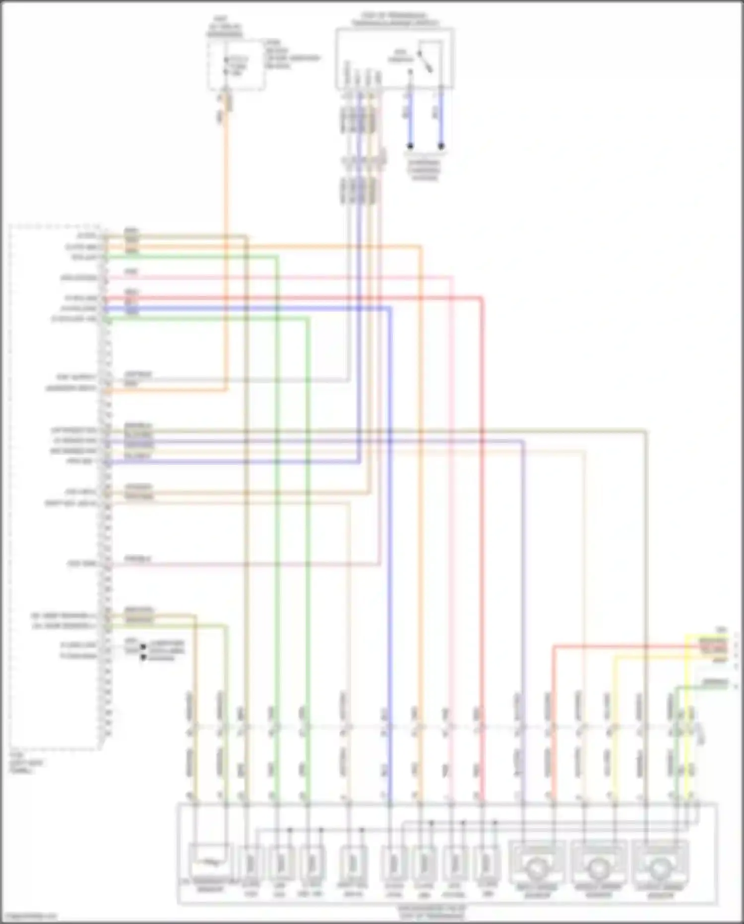 Wiring diagram blu/blk for Kia Carnival IV (2020-2024) (49 of 86)