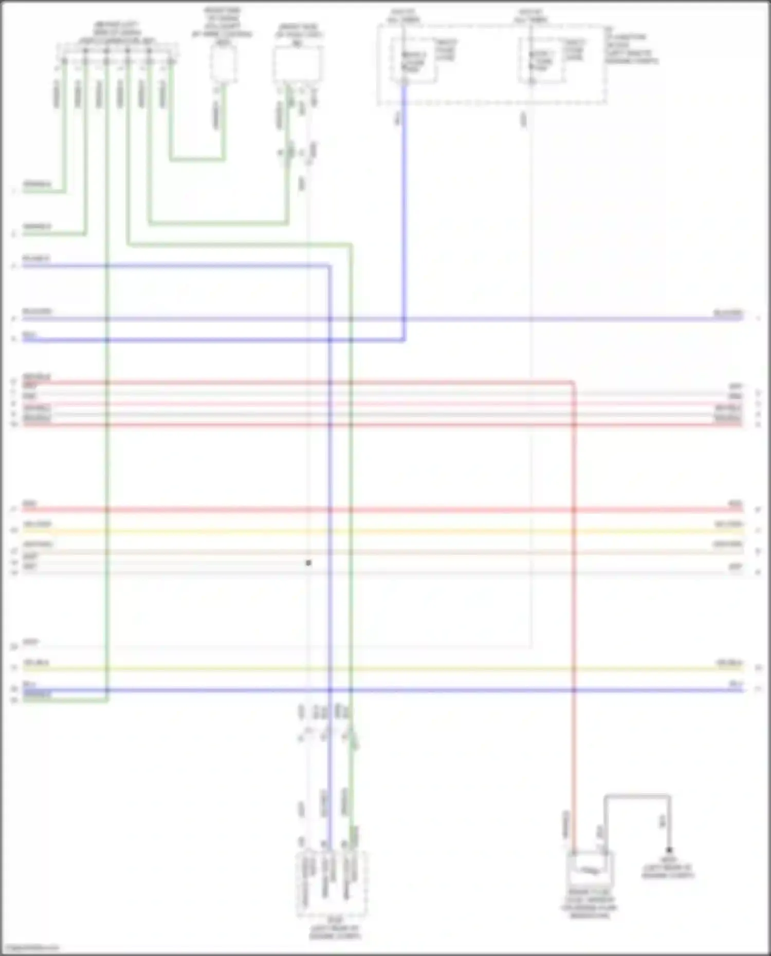 Wiring diagram blu/org for Kia Carnival IV (2020-2024) (31 of 63)