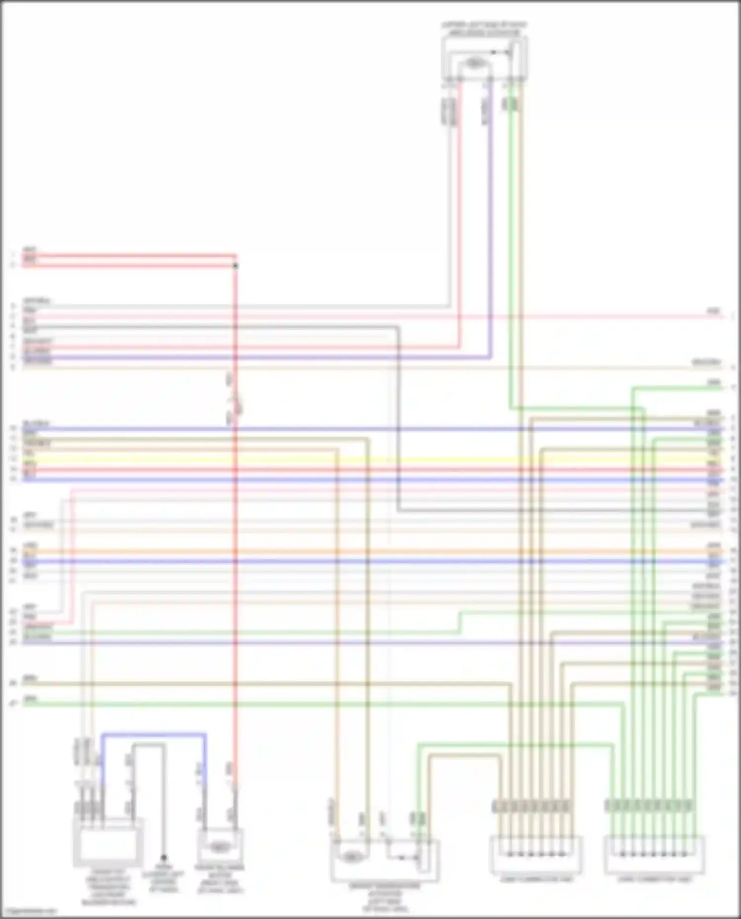 Wiring diagram blu/red for Kia Carnival IV (2020-2024) (2 of 31)
