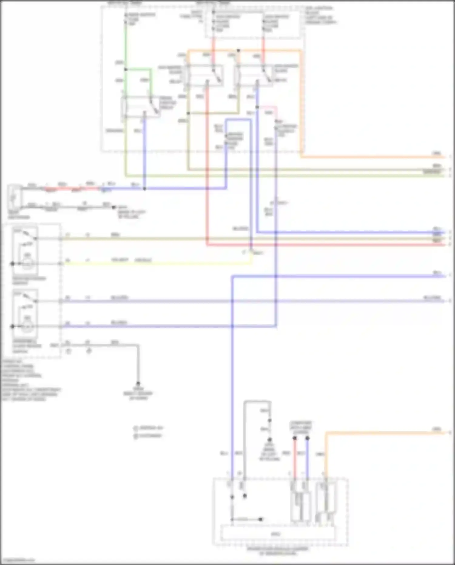 Wiring diagram brn for Kia Carnival IV (2020-2024) (21 of 109)