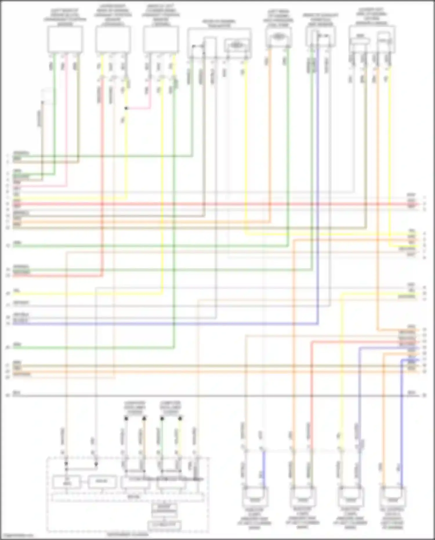 Wiring diagram brn/blk for Kia Carnival IV (2020-2024) (47 of 52)