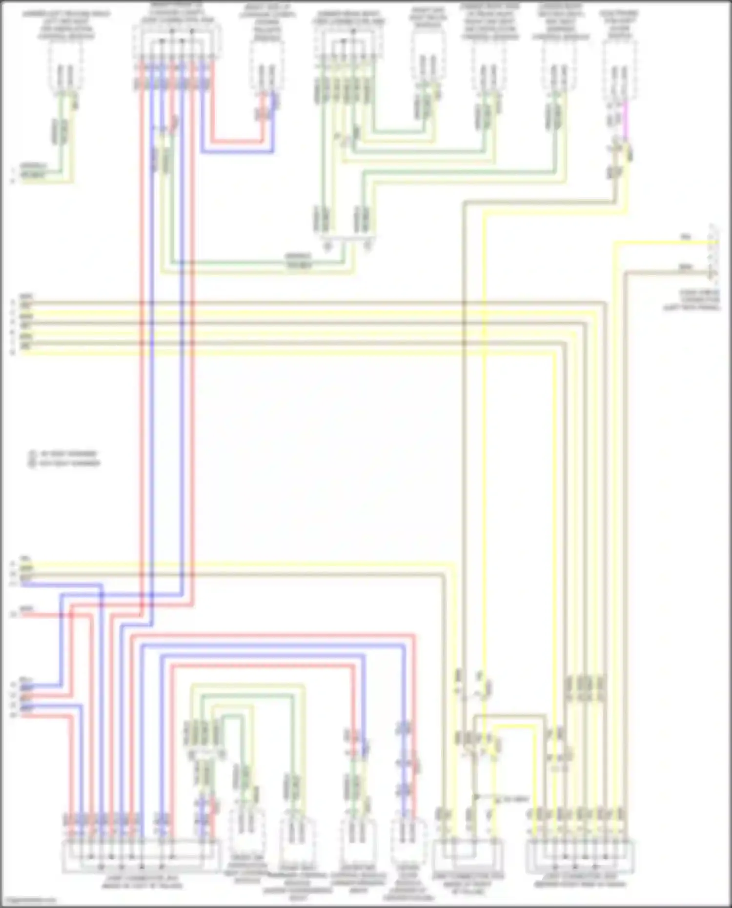 Wiring diagram driver ims control module for Kia Carnival IV (2020-2024) (1 of 6)