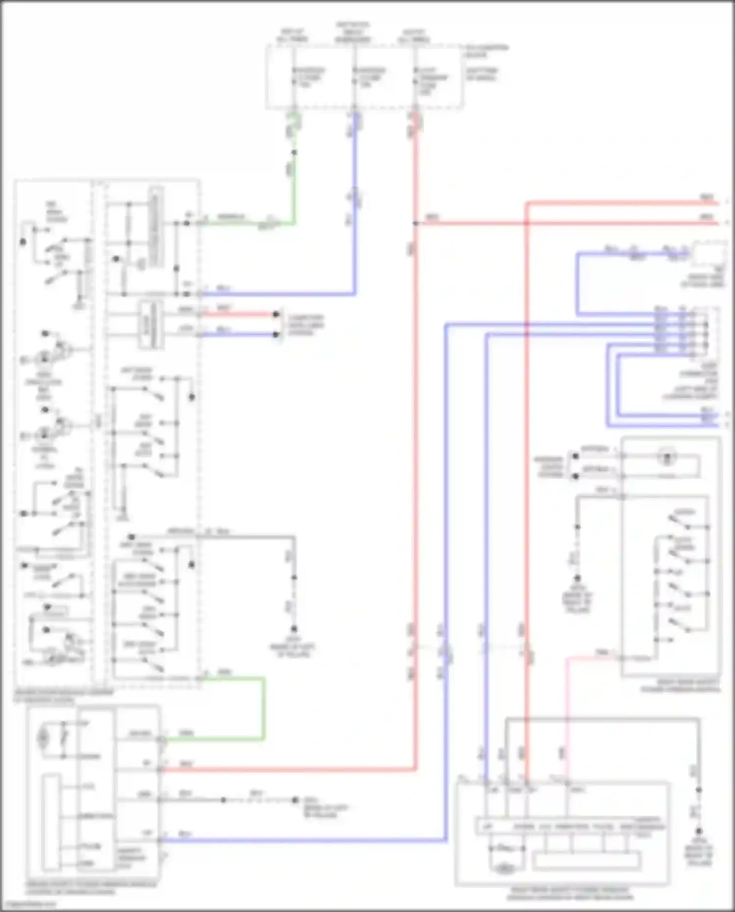Wiring diagram drv wdw auto down for Kia Carnival IV (2020-2024) (1 of 3)