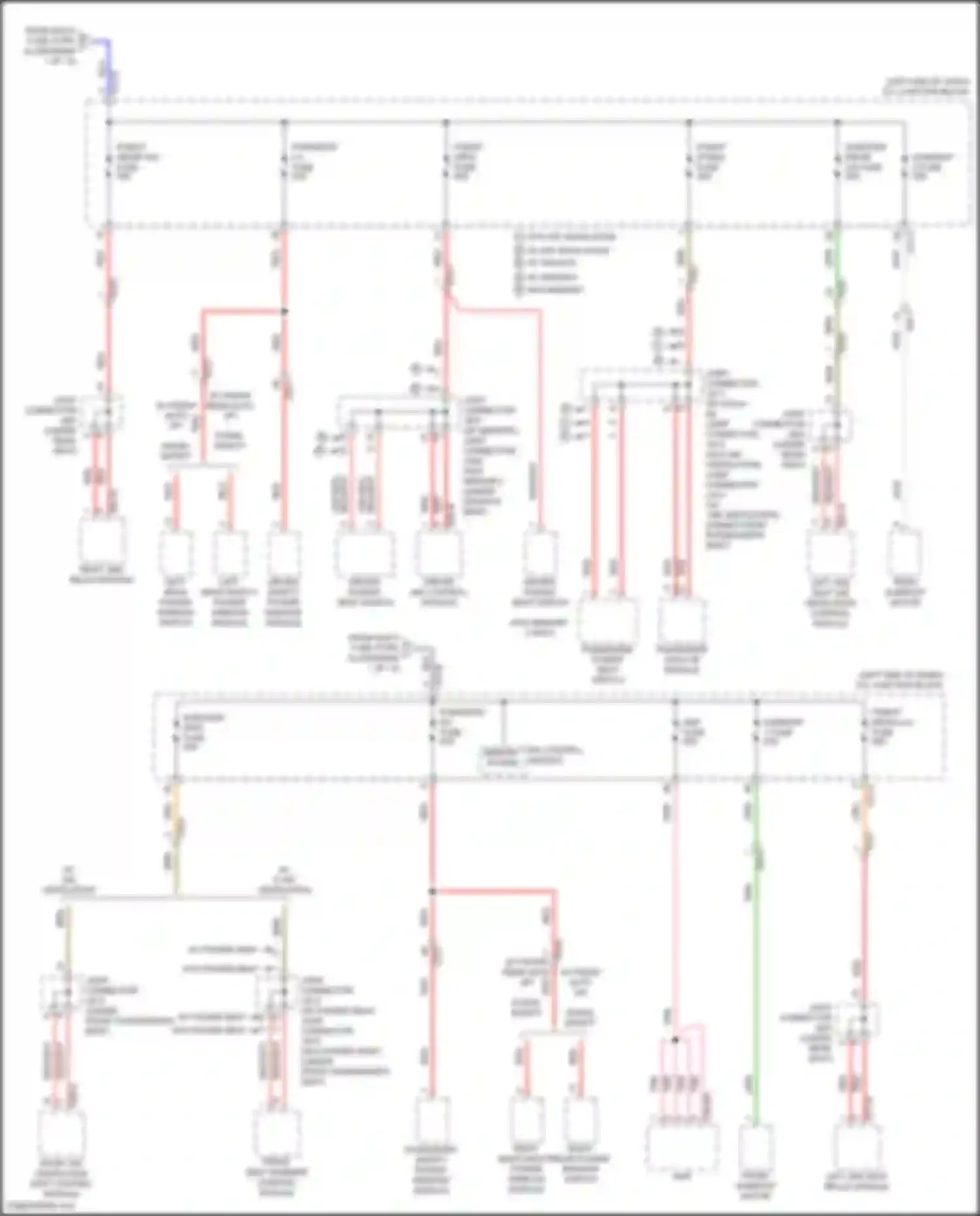 Wiring diagram front air ventilation seat control module for Kia Carnival IV (2020-2024) (6 of 7)