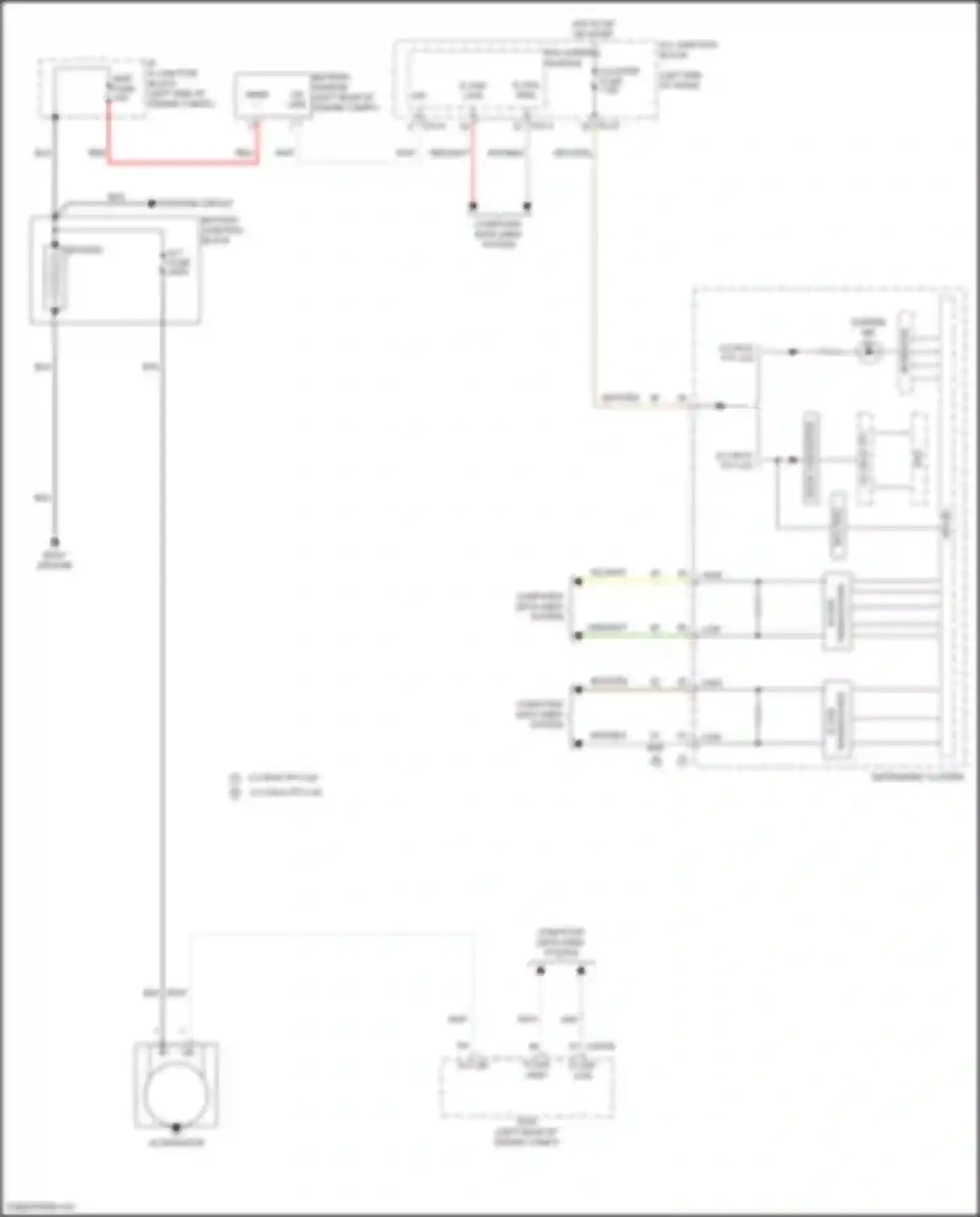 Wiring diagram hot in on or start for Kia Carnival IV (2020-2024) (12 of 13)