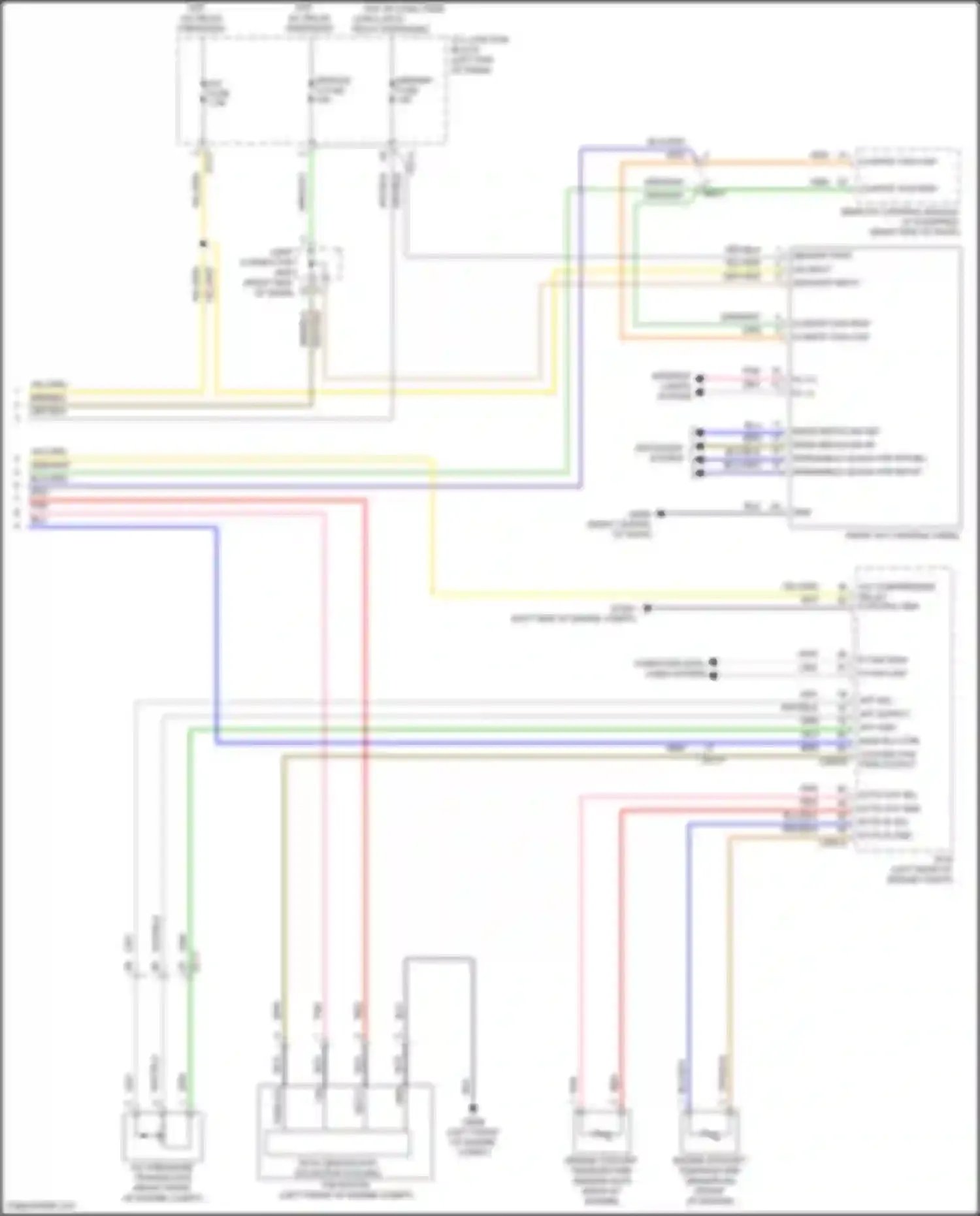 Wiring diagram cluster fuse for Kia Carnival IV (2020-2024)