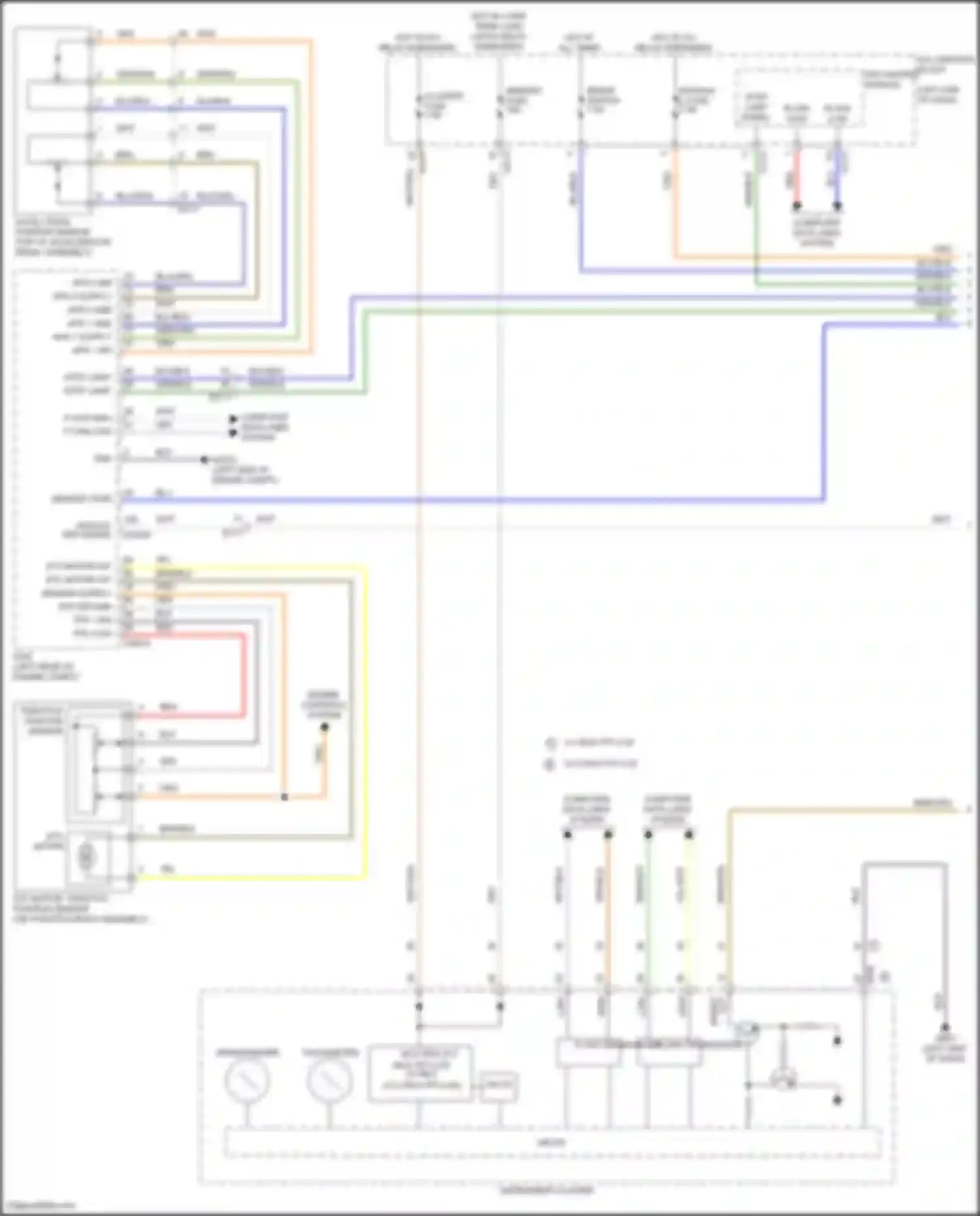 Wiring diagram accel pedal position sensor for Kia Carnival IV (2020-2024)