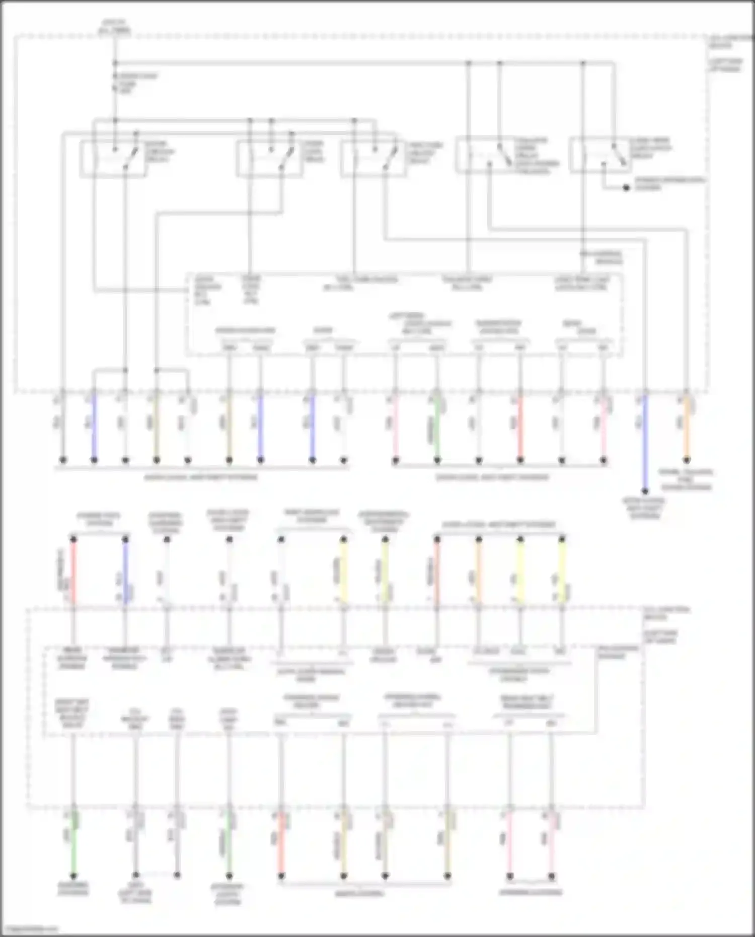 Wiring diagram long term load latch rly ctrl for Kia Carnival IV (2020-2024)