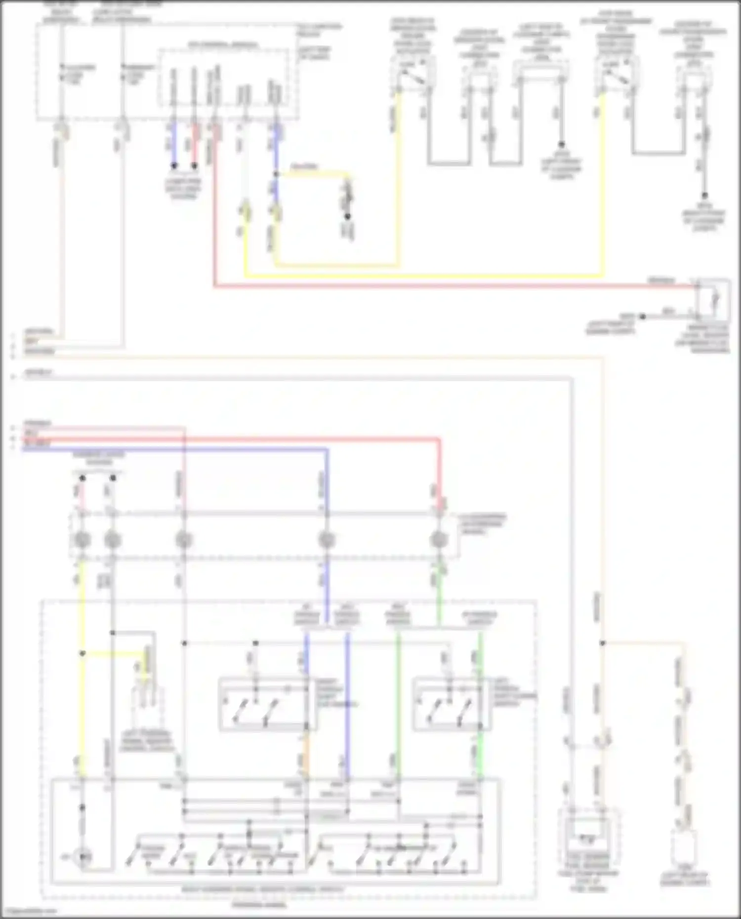 Wiring diagram icu-f for Kia Carnival IV (2020-2024) (16 of 52)