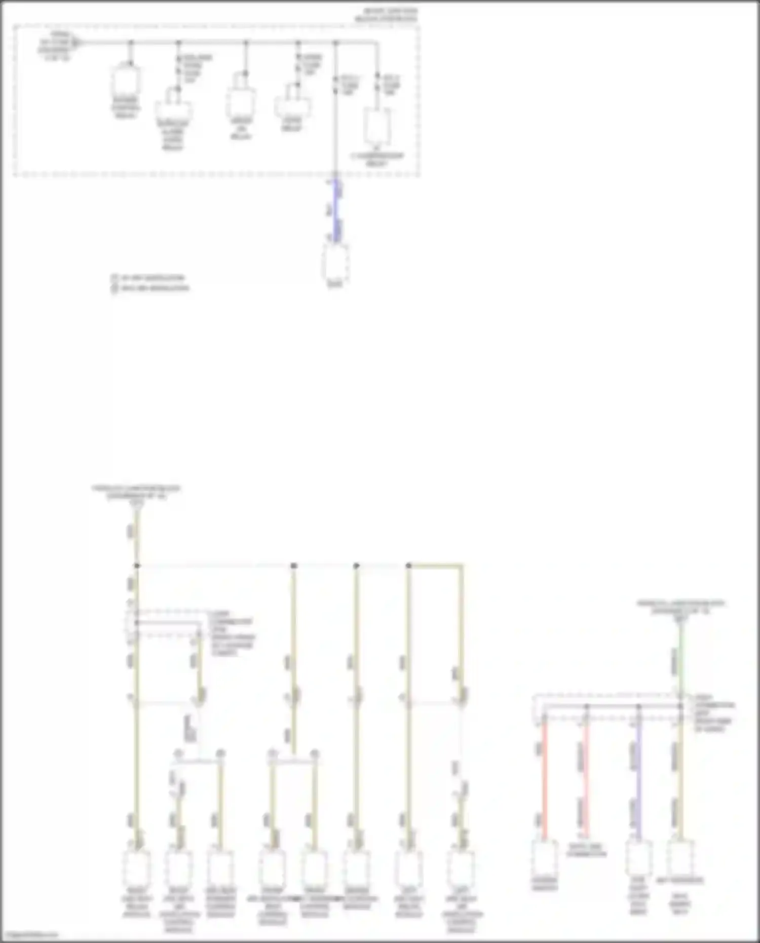 Wiring diagram w/o smart key for Kia Carnival IV (2020-2024)