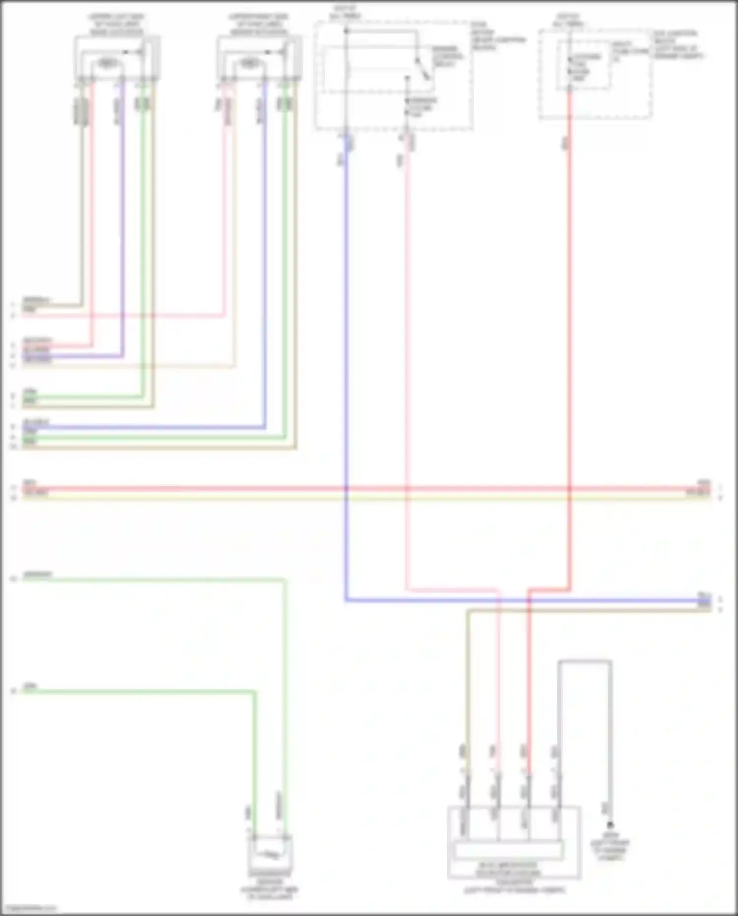 Wiring diagram intake actuator for Kia Carnival IV (2020-2024) (2 of 2)
