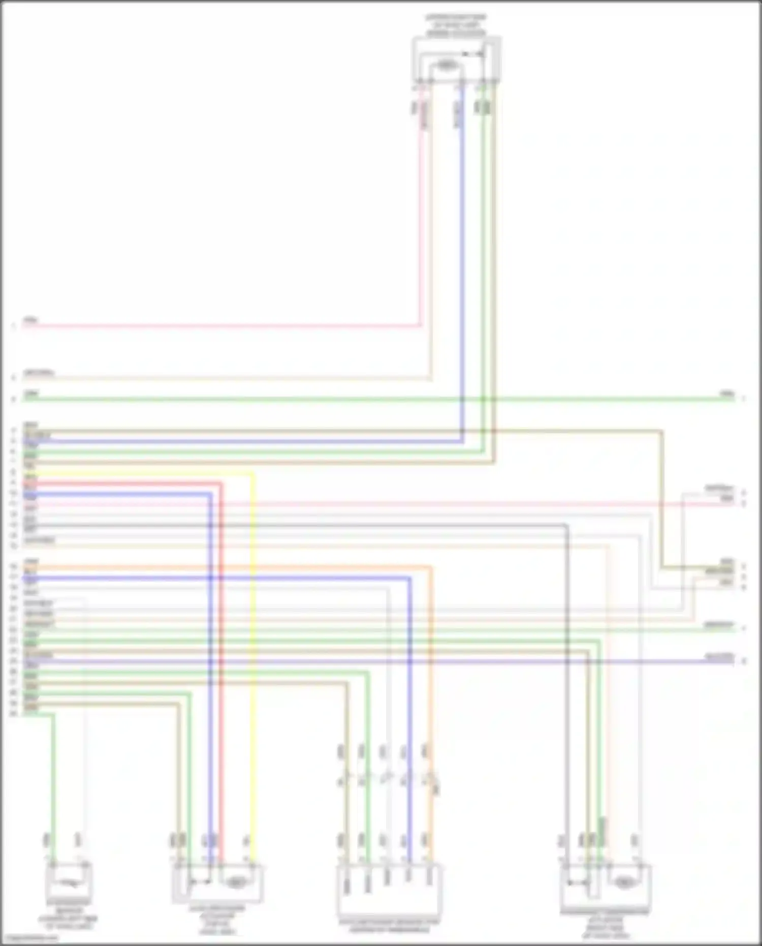 Wiring diagram auto defogger actuator for Kia Carnival IV (2020-2024)