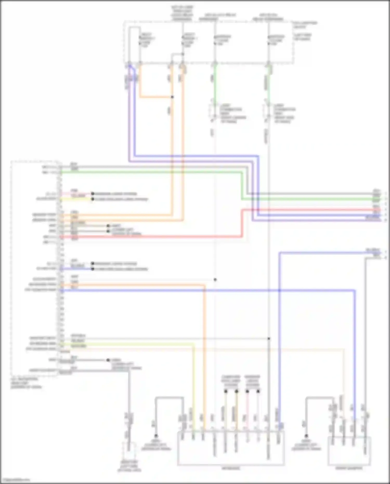 Wiring diagram keyboard pwr for Kia Carnival IV (2020-2024) (1 of 6)