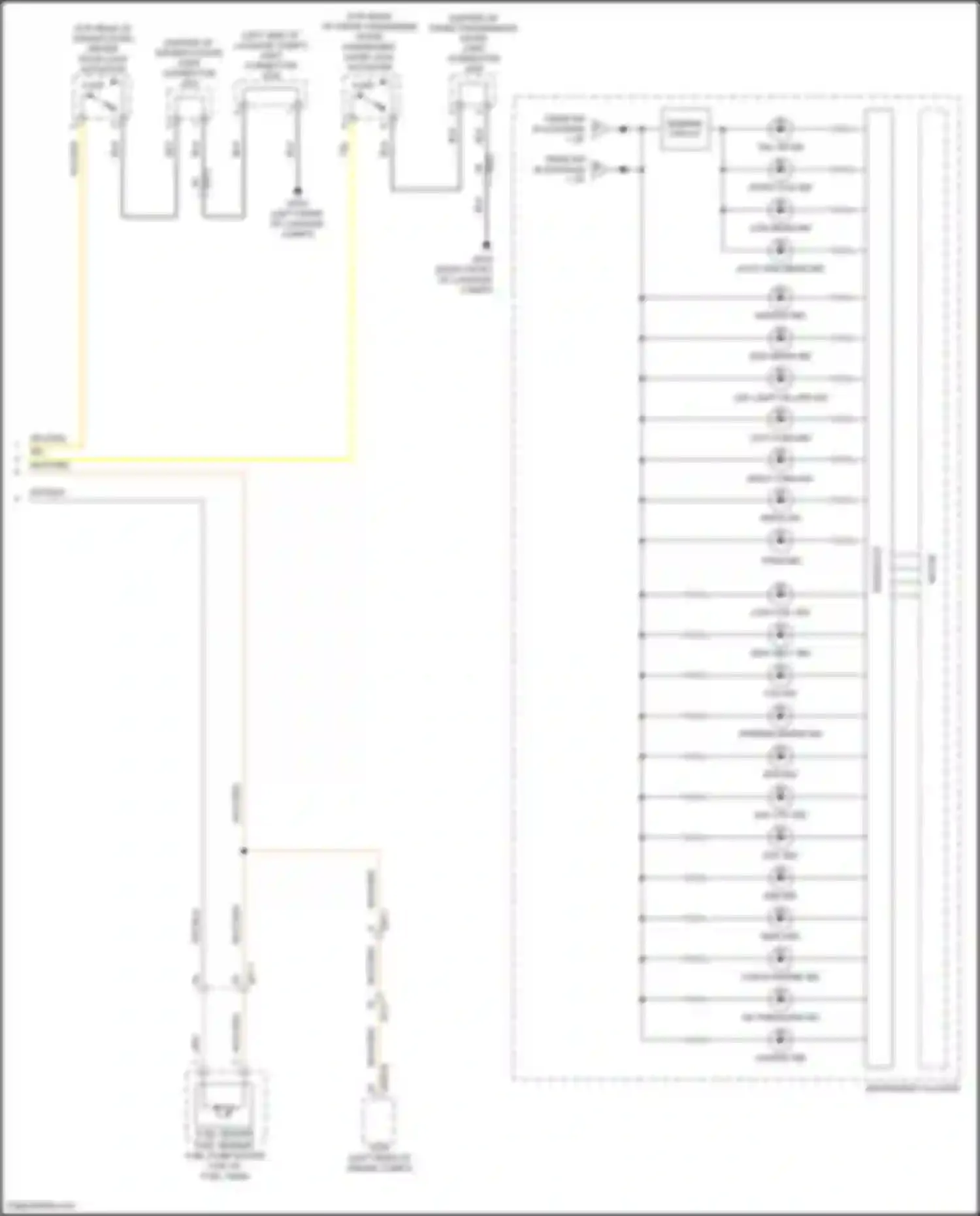 Wiring diagram led lamp failure ind for Kia Carnival IV (2020-2024) (1 of 1)
