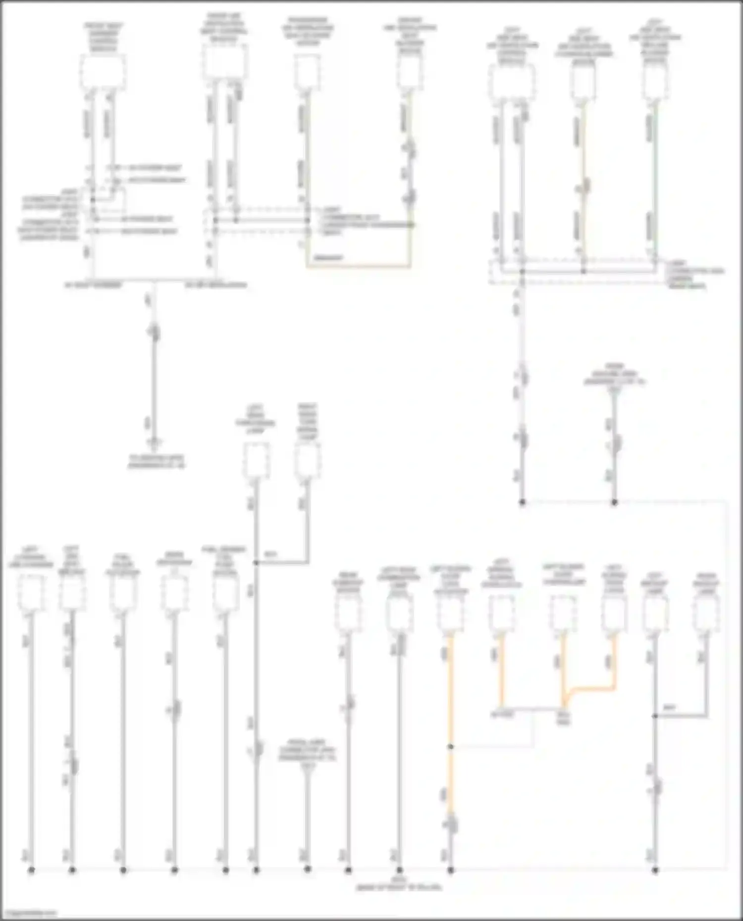 Wiring diagram left backup lamp for Kia Carnival IV (2020-2024) (2 of 3)