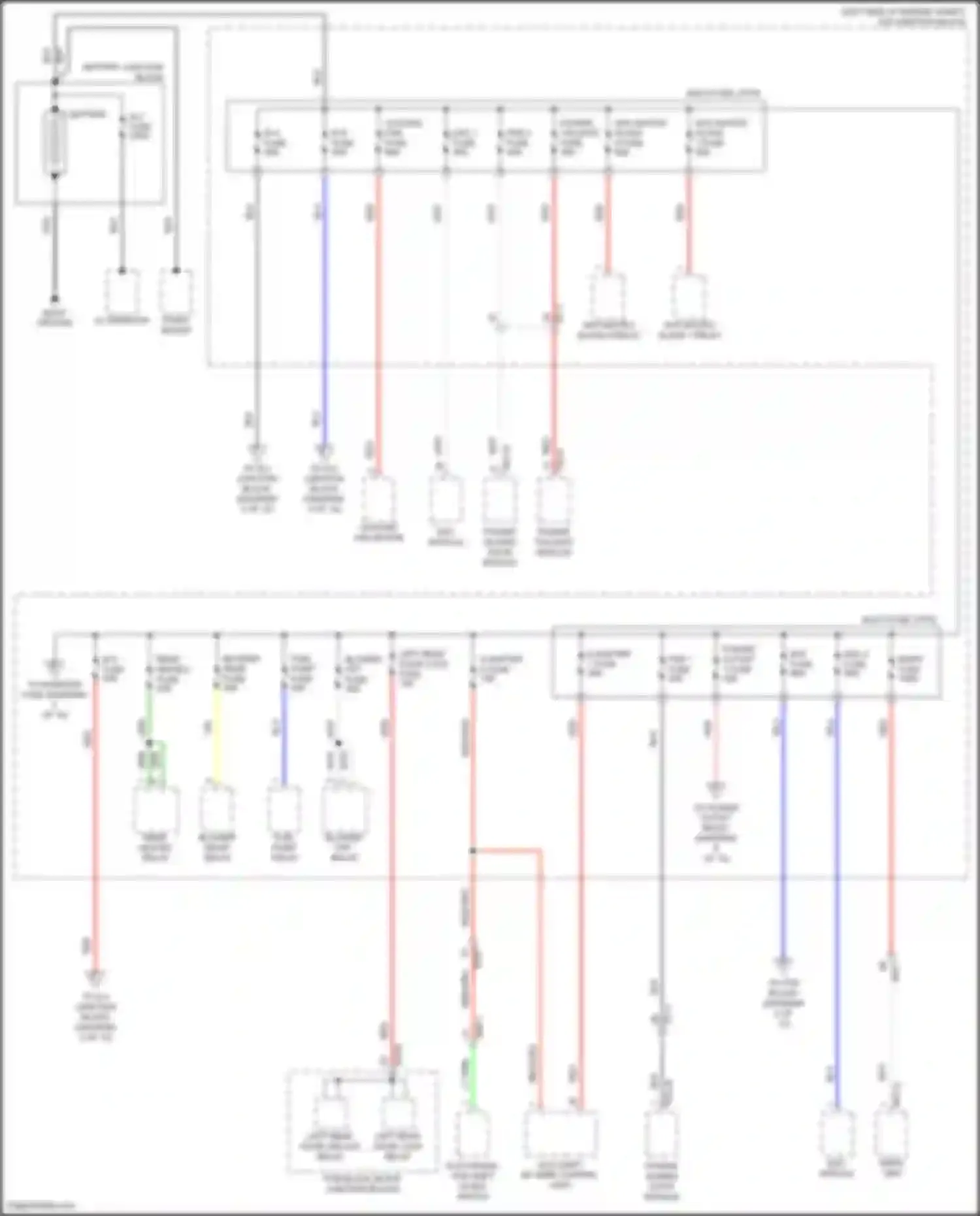 Wiring diagram esc module for Kia Carnival IV (2020-2024)