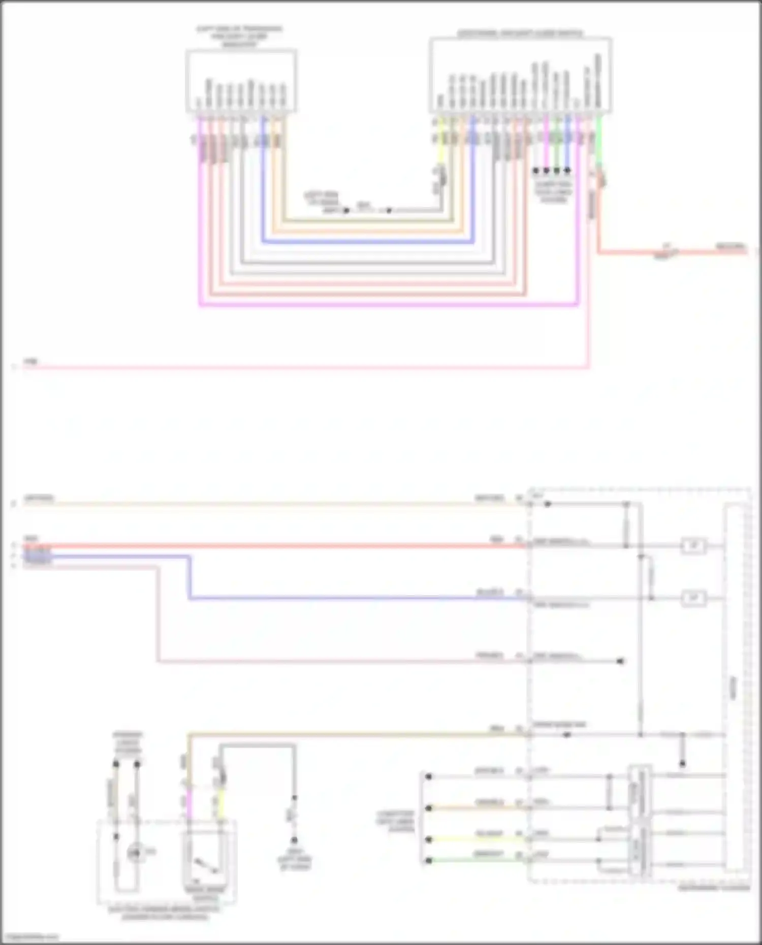Wiring diagram atm shift lever indicator for Kia Carnival IV (2020-2024)