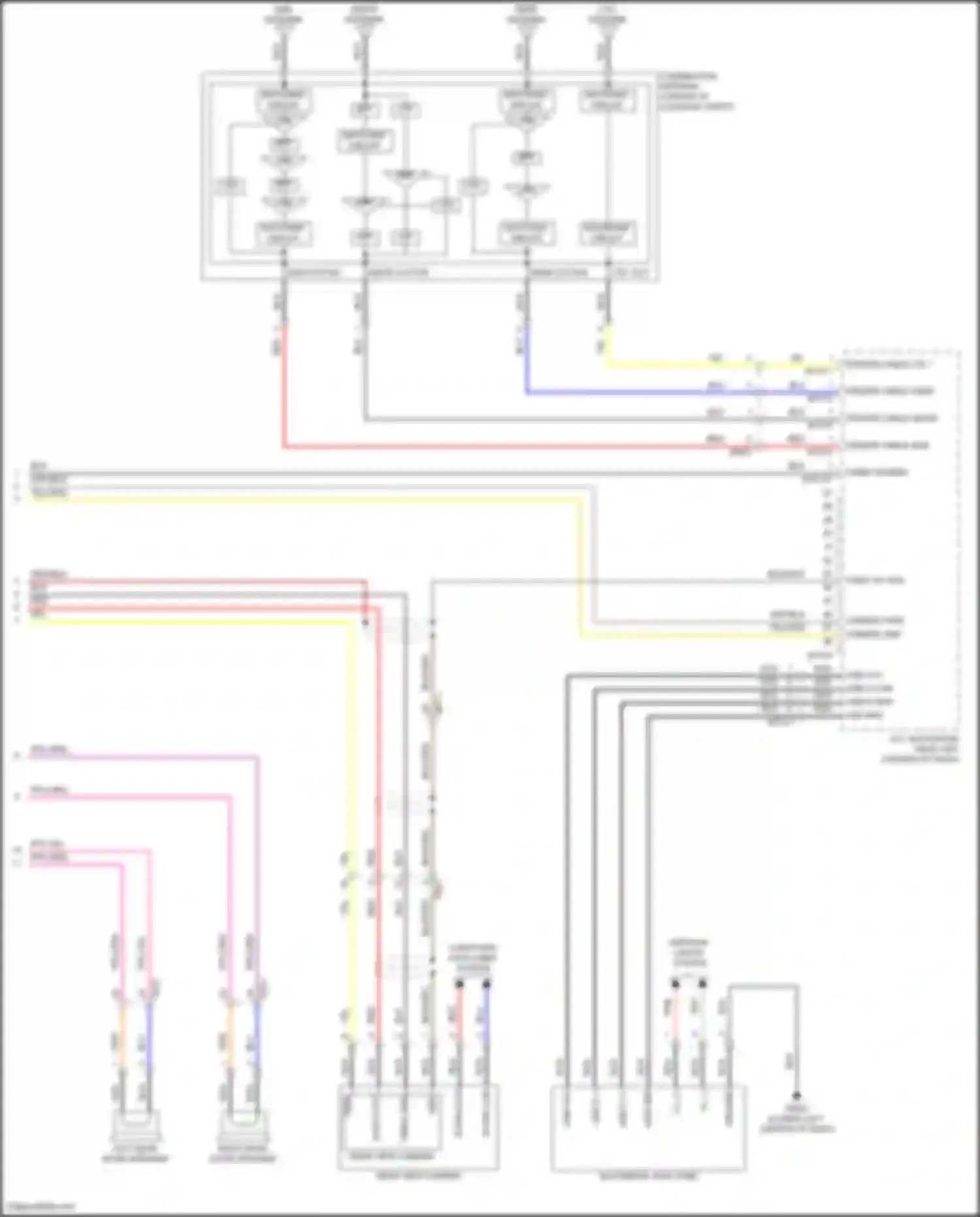 Wiring diagram usb vcc for Kia Carnival IV (2020-2024)
