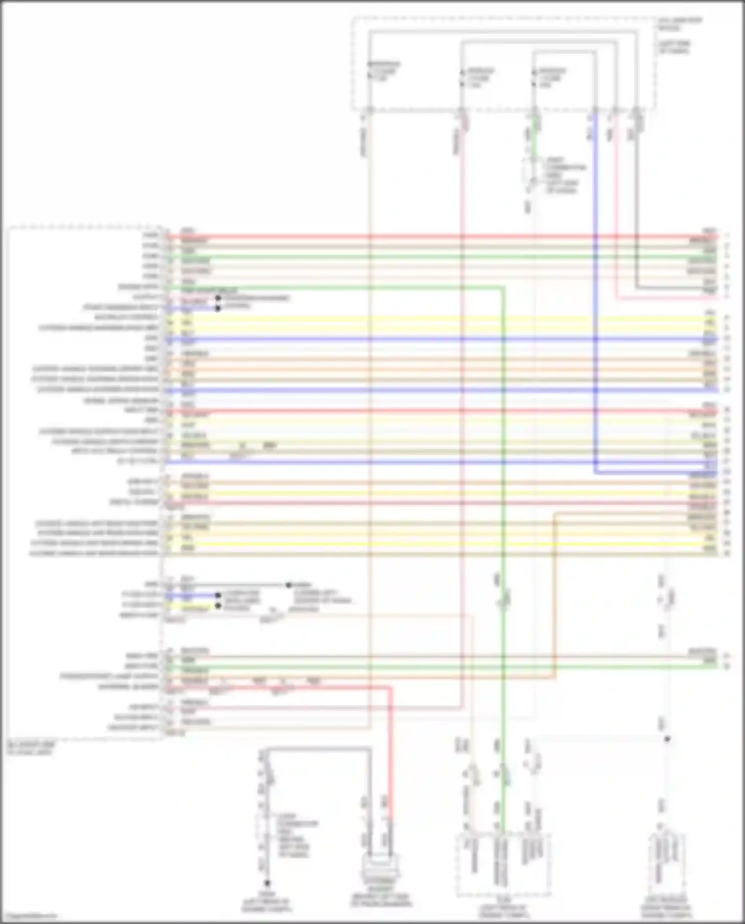 Wiring diagram esc module for Kia Carnival IV (2020-2024)