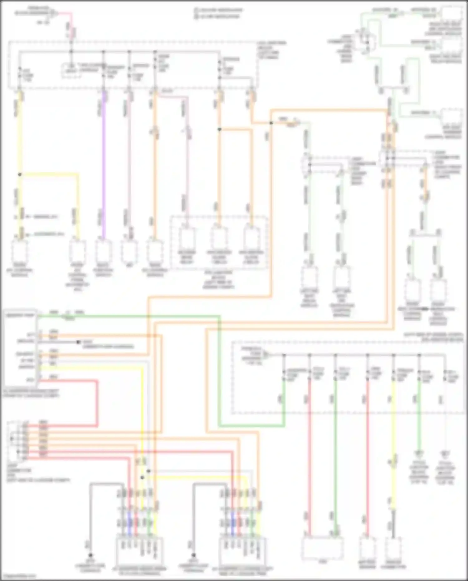 Wiring diagram red for Kia Carnival IV (2020-2024) (126 of 159)