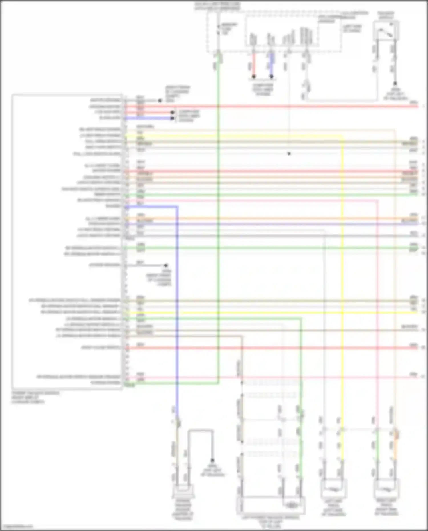 Wiring diagram rh spindle motor switch hall sensor 1 for Kia Carnival IV (2020-2024) (1 of 1)