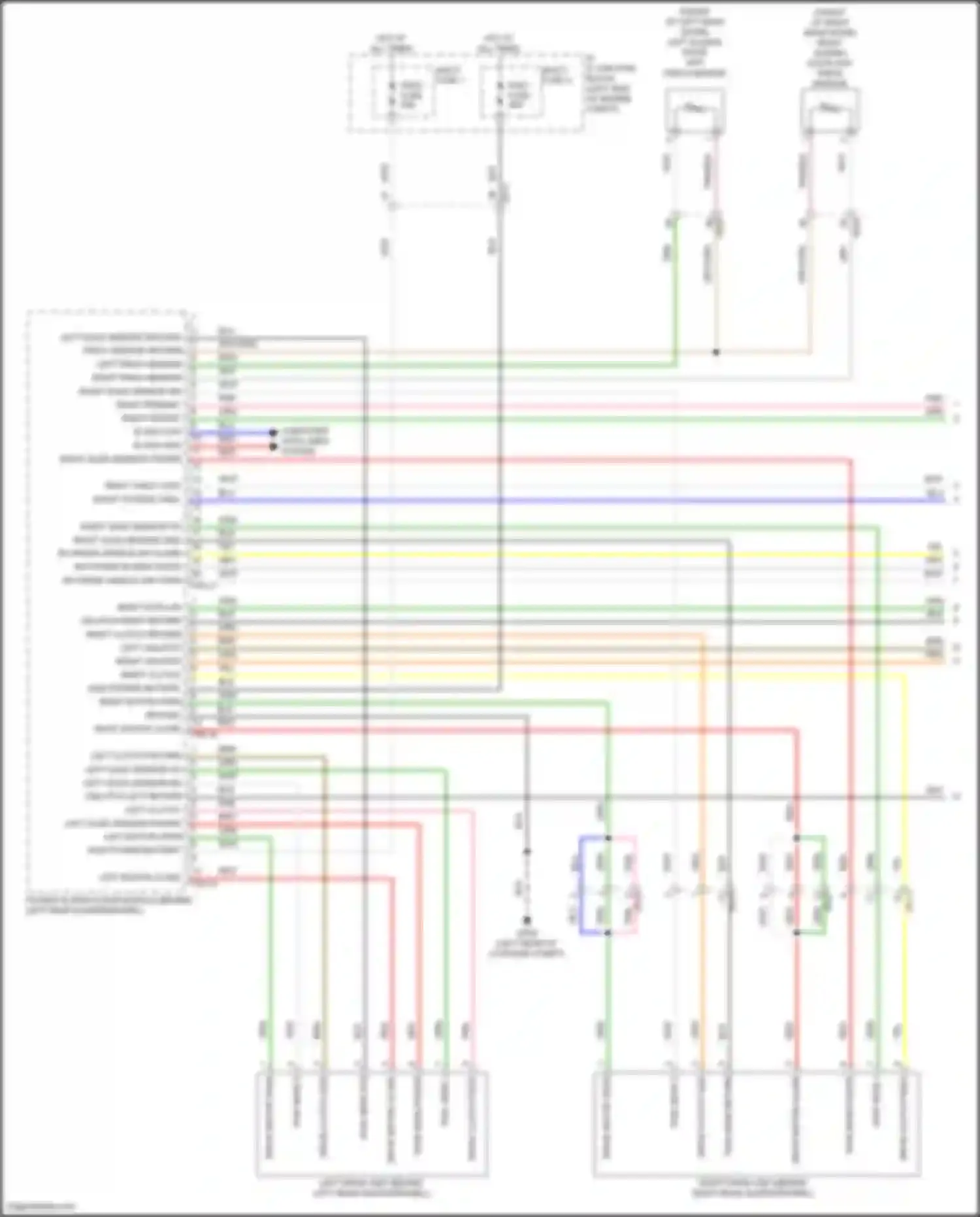 Wiring diagram right outside hndl sw for Kia Carnival IV (2020-2024) (1 of 1)