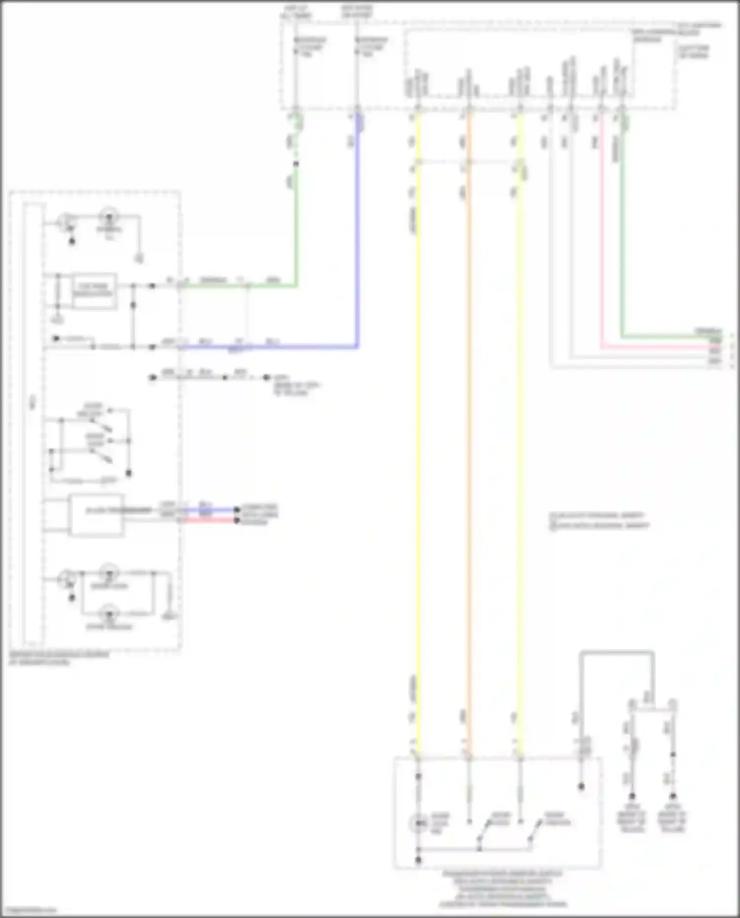 Wiring diagram sw lk for Kia Carnival IV (2020-2024) (1 of 2)