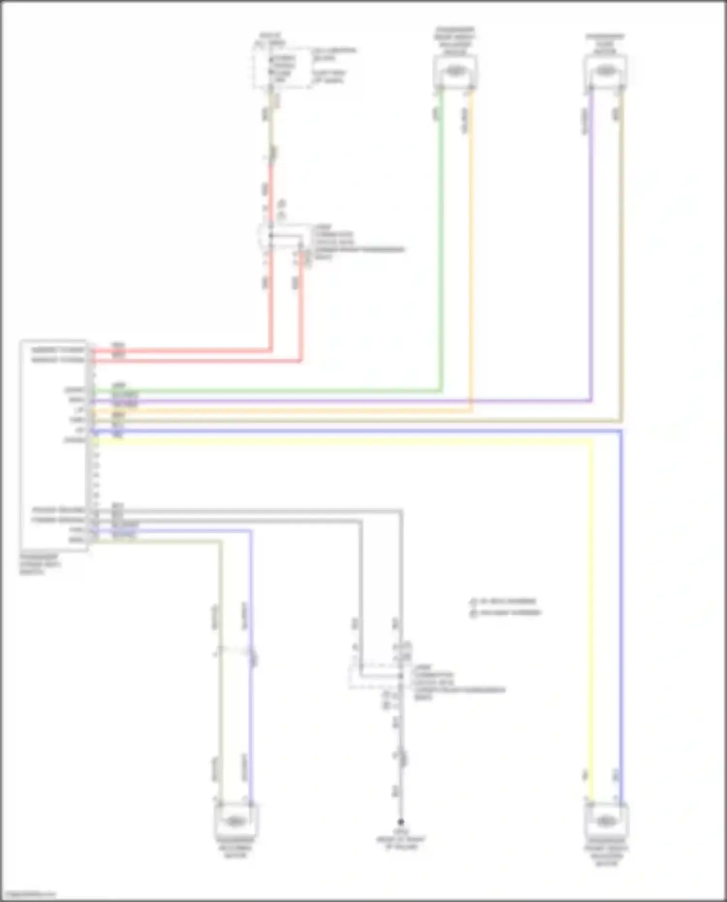 Wiring diagram w/o seat warmer for Kia Carnival IV (2020-2024) (3 of 3)
