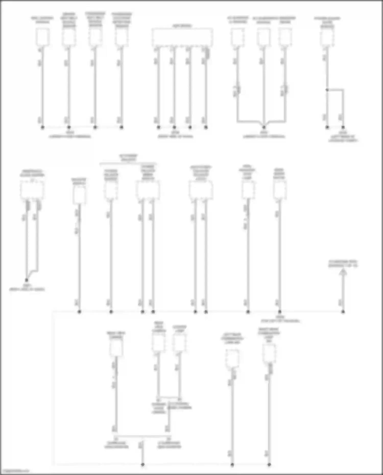 Wiring diagram w/o surround view monitor for Kia Carnival IV (2020-2024) (2 of 3)