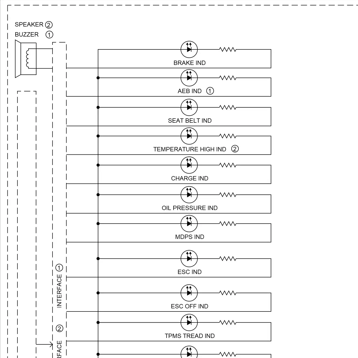 demo - Instrument cluster circuit (1 of 3) Instrument cluster circuit (1 of 3)