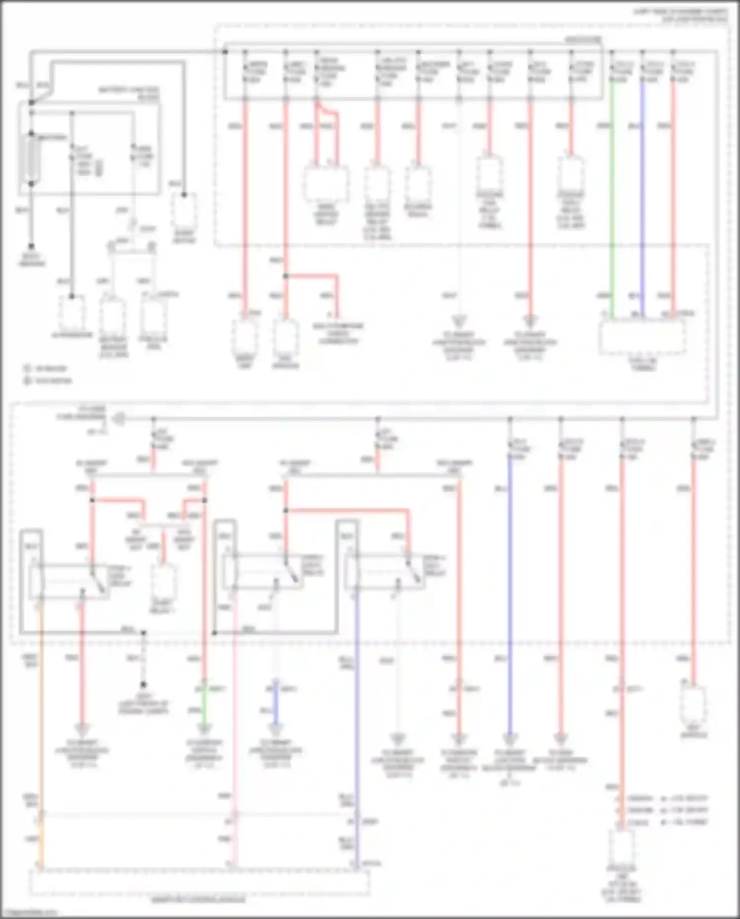 Cerato Kia III facelift (2016-2021): Power distribution circuit (1 of 11)