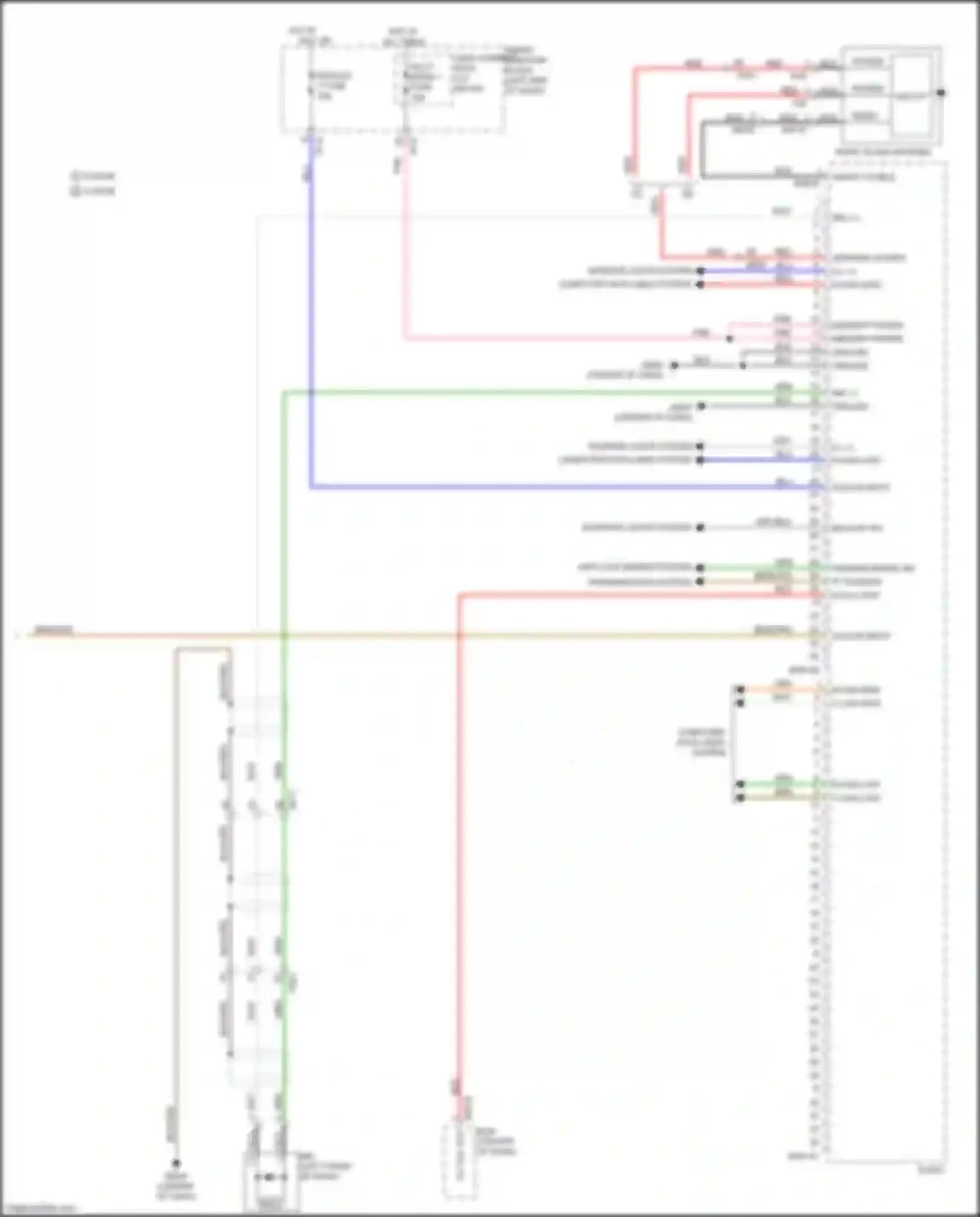 Wiring diagram ant-r for Kia Cerato III facelift (2016-2021) (4 of 4)