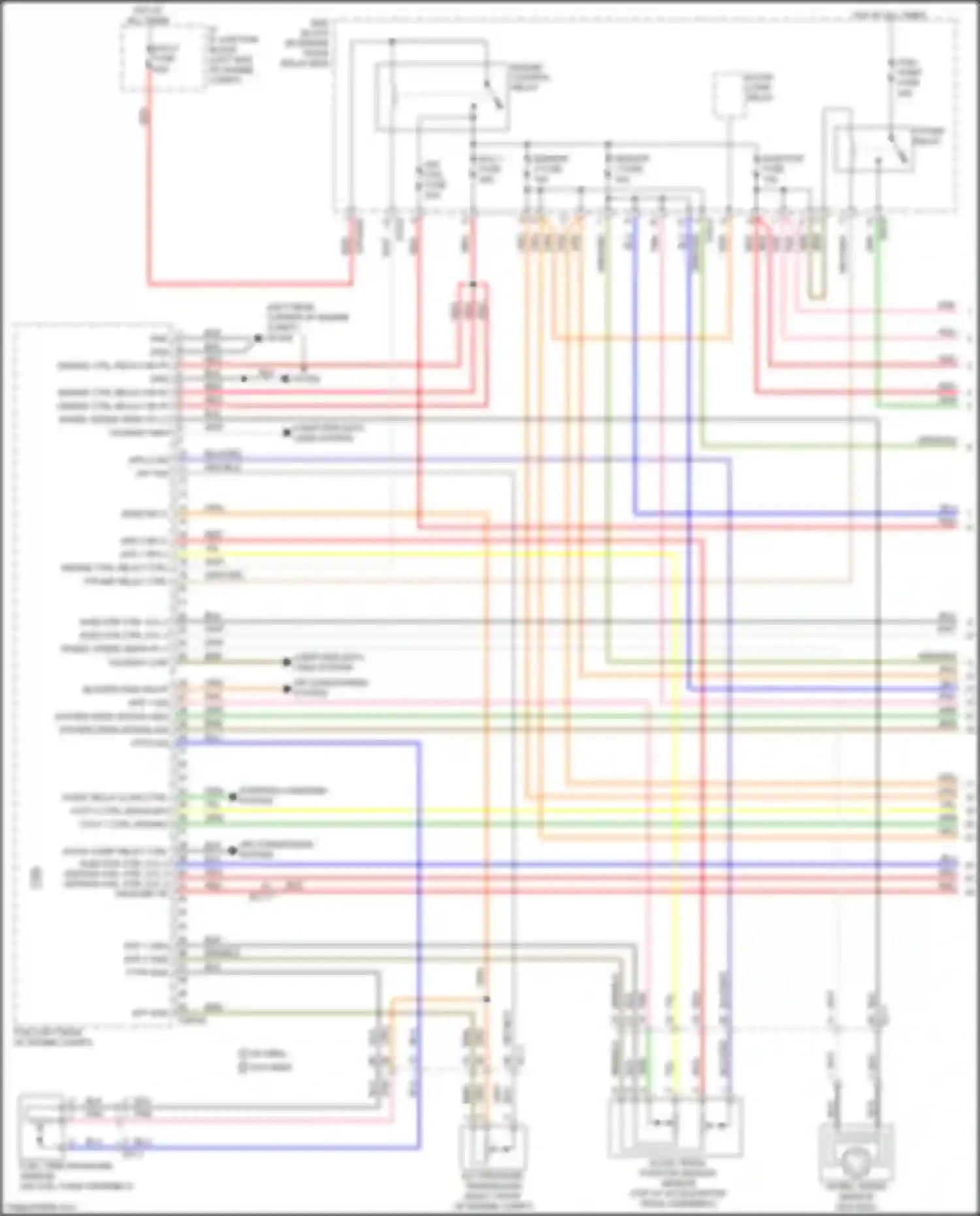 Wiring diagram aps 1 sig for Kia Cerato III facelift (2016-2021) (3 of 3)