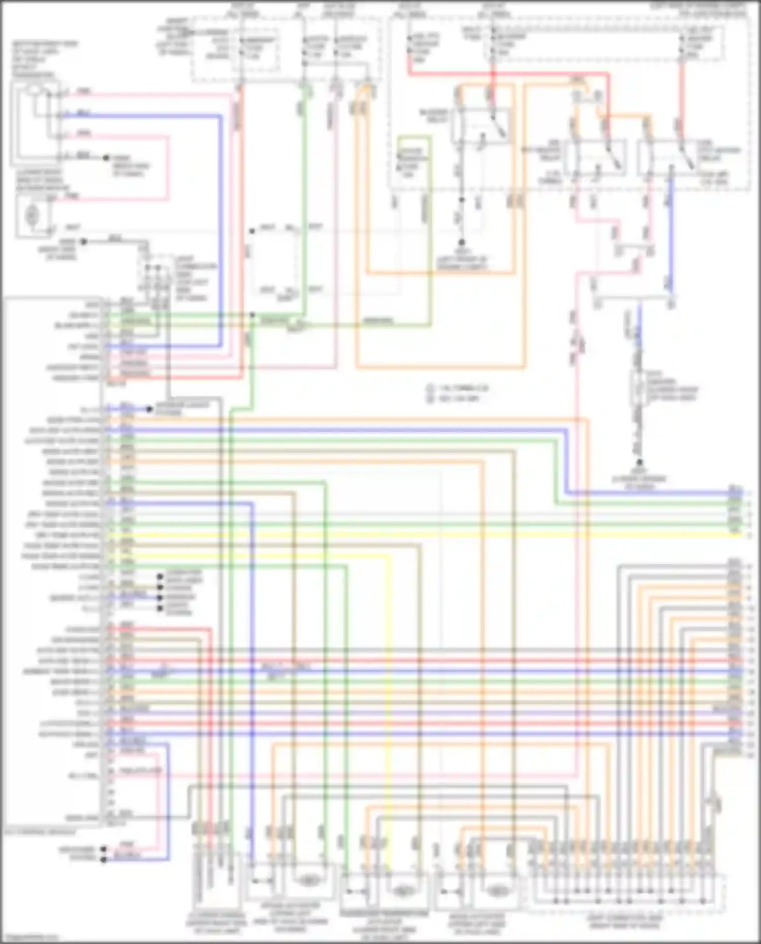 Wiring diagram auto def actr open for Kia Cerato III facelift (2016-2021) (1 of 1)