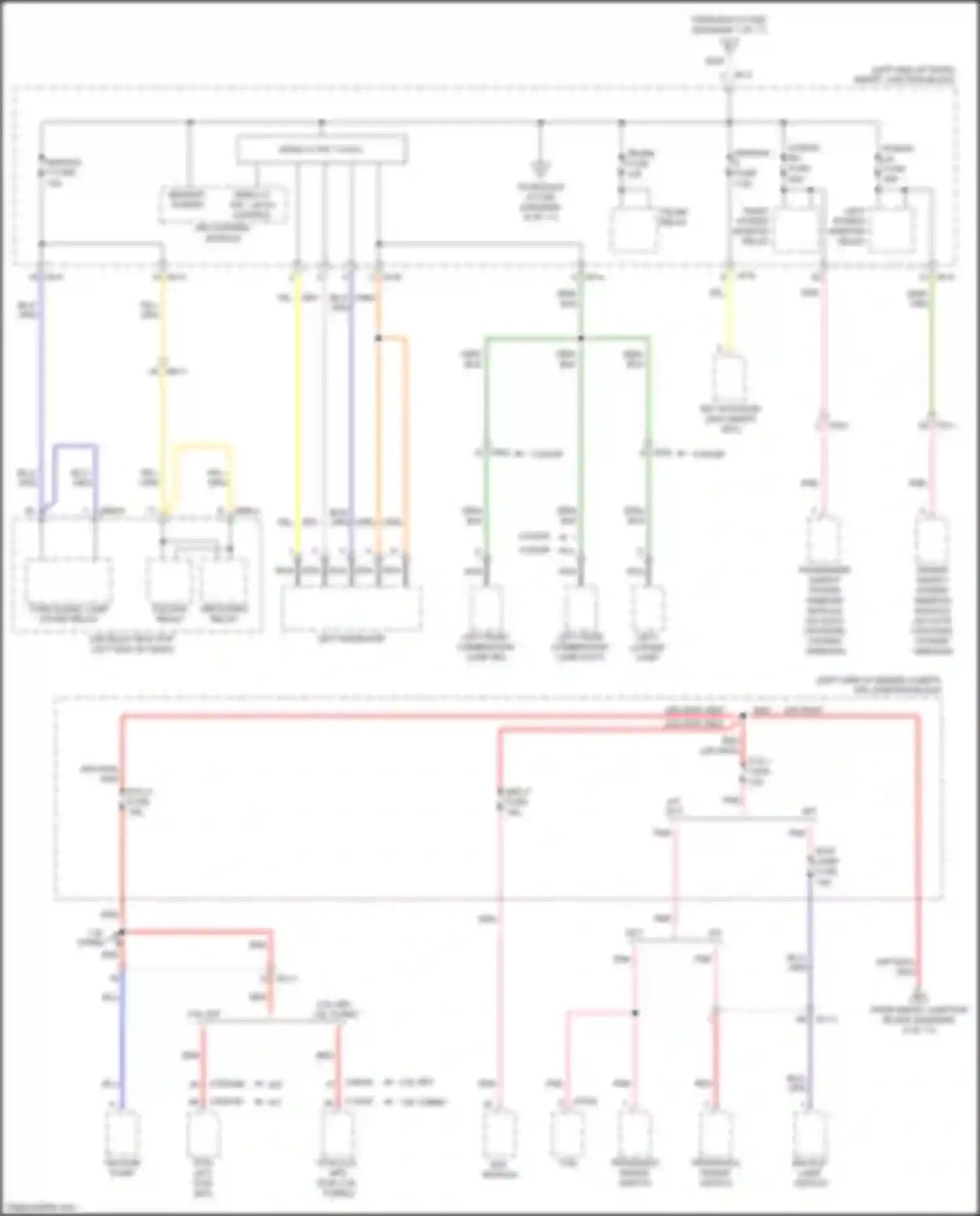Wiring diagram backup lamp switch for Kia Cerato III facelift (2016-2021) (2 of 2)