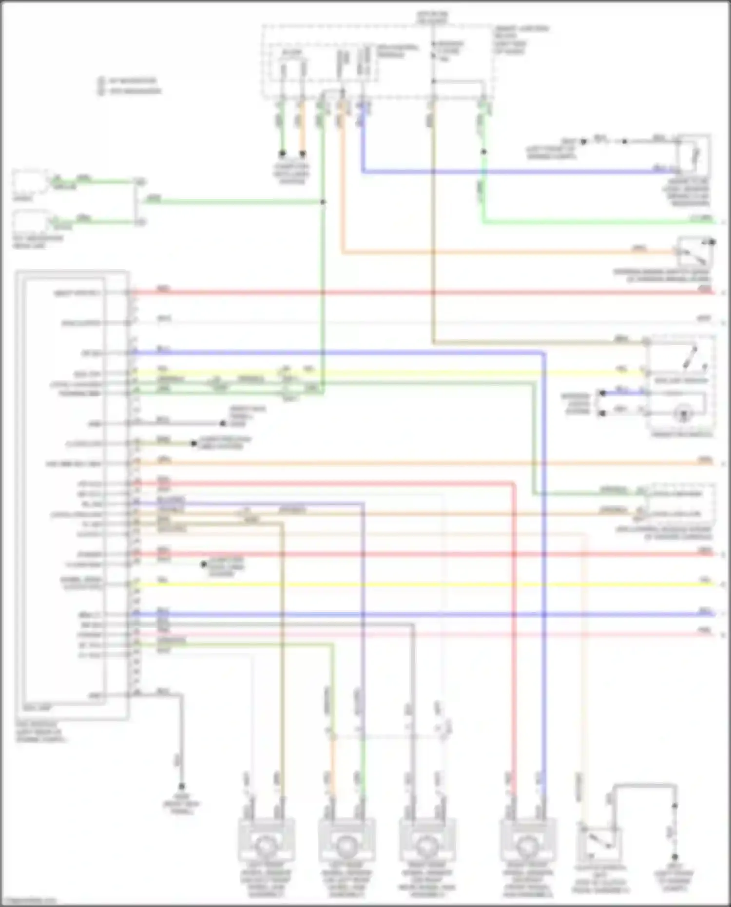 Wiring diagram computer data lines system for Kia Cerato III facelift (2016-2021) (54 of 65)