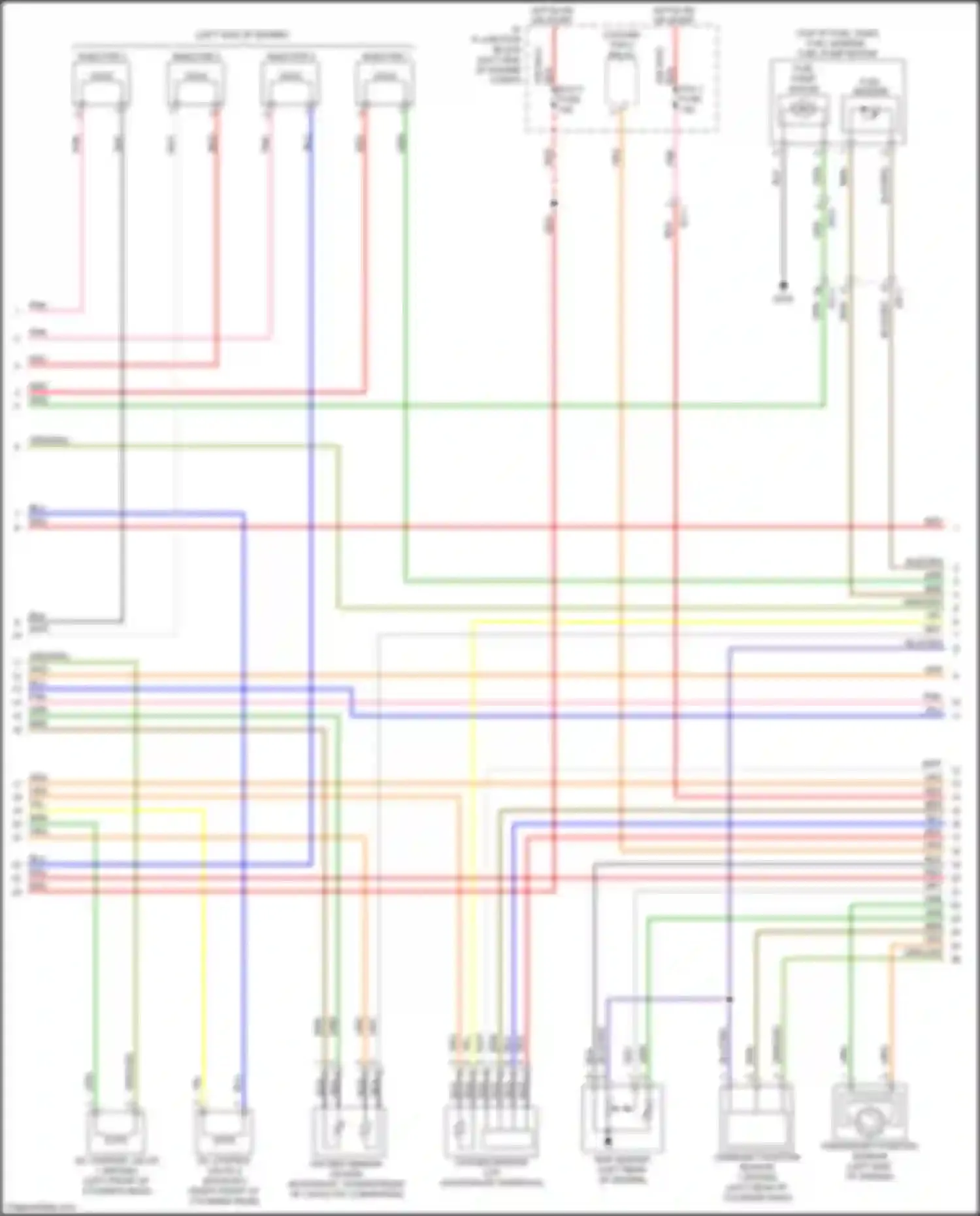 Wiring diagram cooling fan 2 relay for Kia Cerato III facelift (2016-2021) (8 of 8)