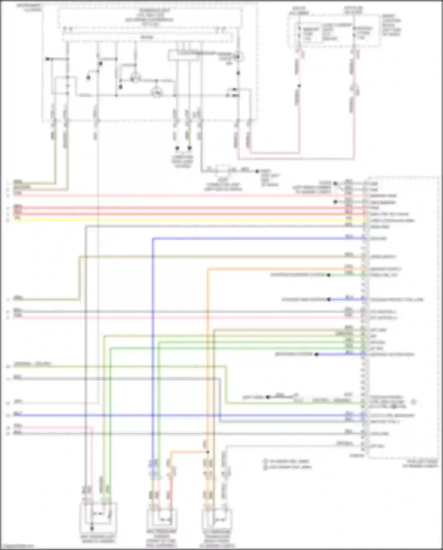 Wiring diagram defogger system for Kia Cerato III facelift (2016-2021) (6 of 6)