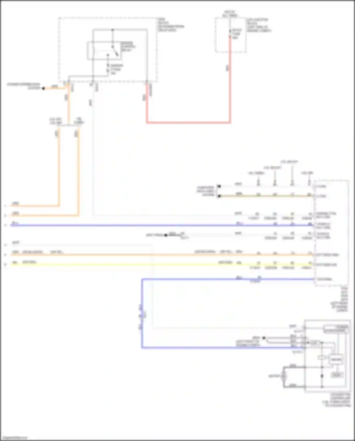 Wiring diagram ems block for Kia Cerato III facelift (2016-2021) (3 of 9)