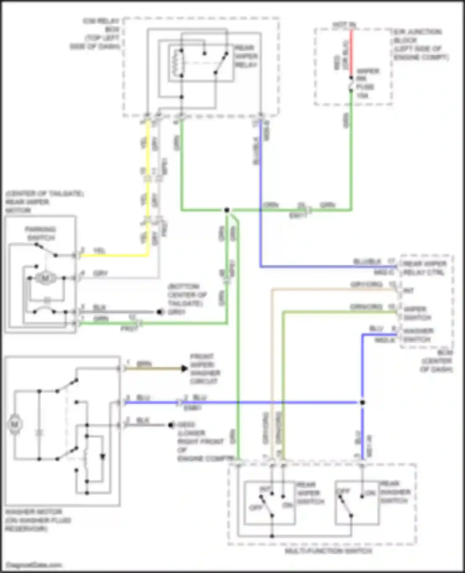 Wiring diagram e/r junction block for Kia Cerato III facelift (2016-2021) (29 of 39)