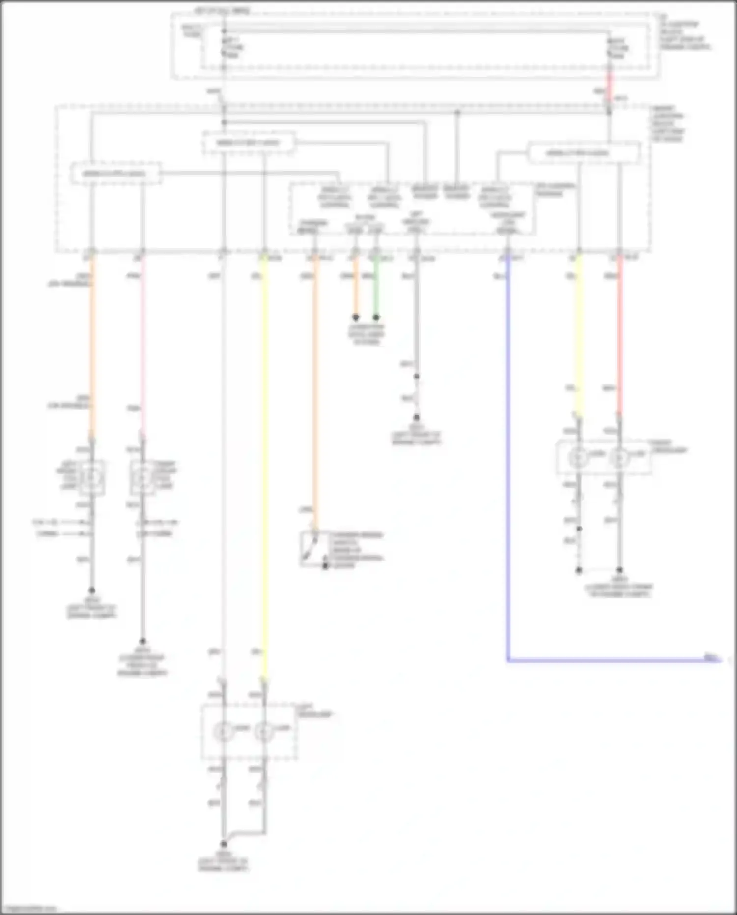 Wiring diagram e/r junction block for Kia Cerato III facelift (2016-2021) (4 of 39)