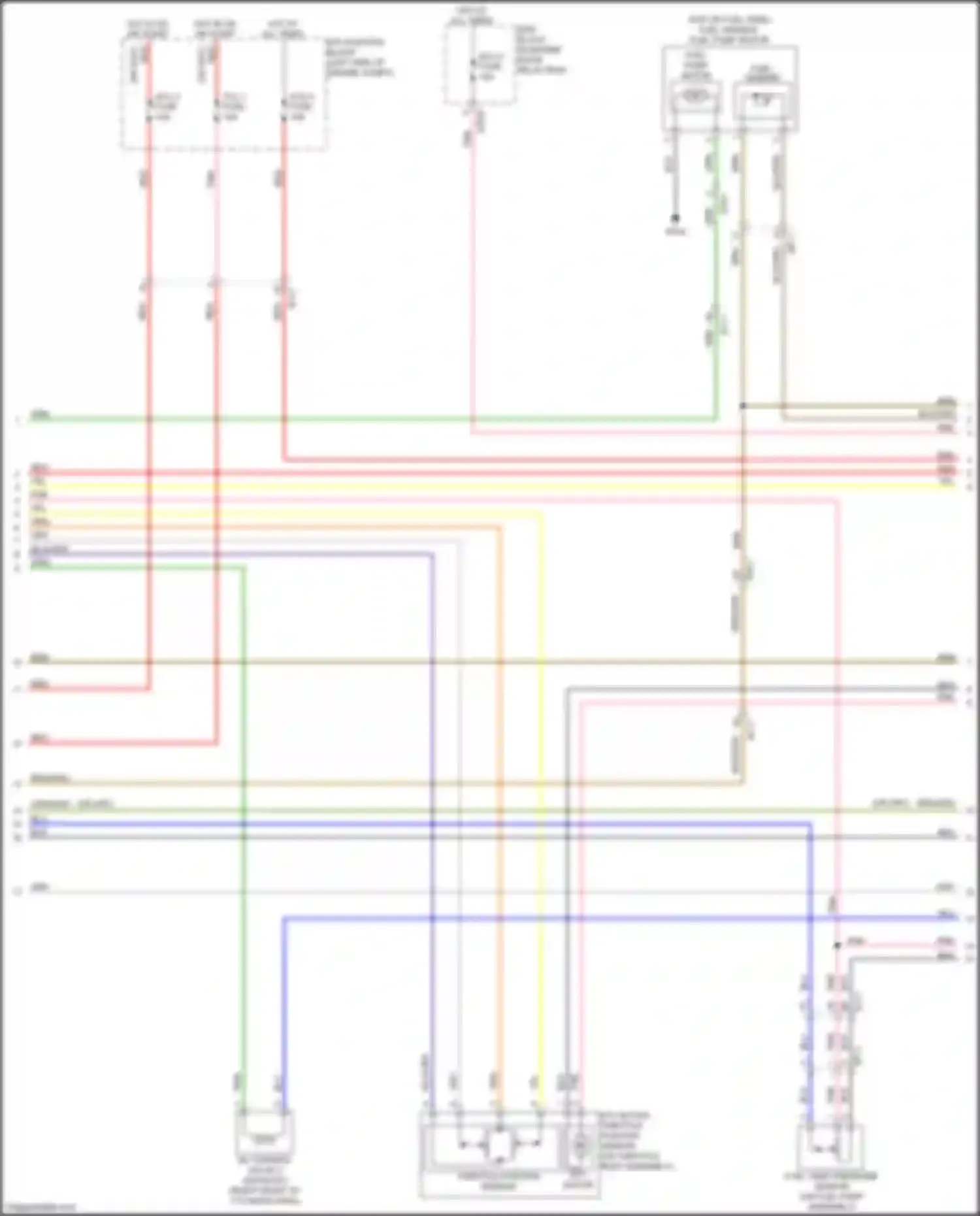 Wiring diagram etc motor, throttle position sensor for Kia Cerato III facelift (2016-2021) (2 of 3)