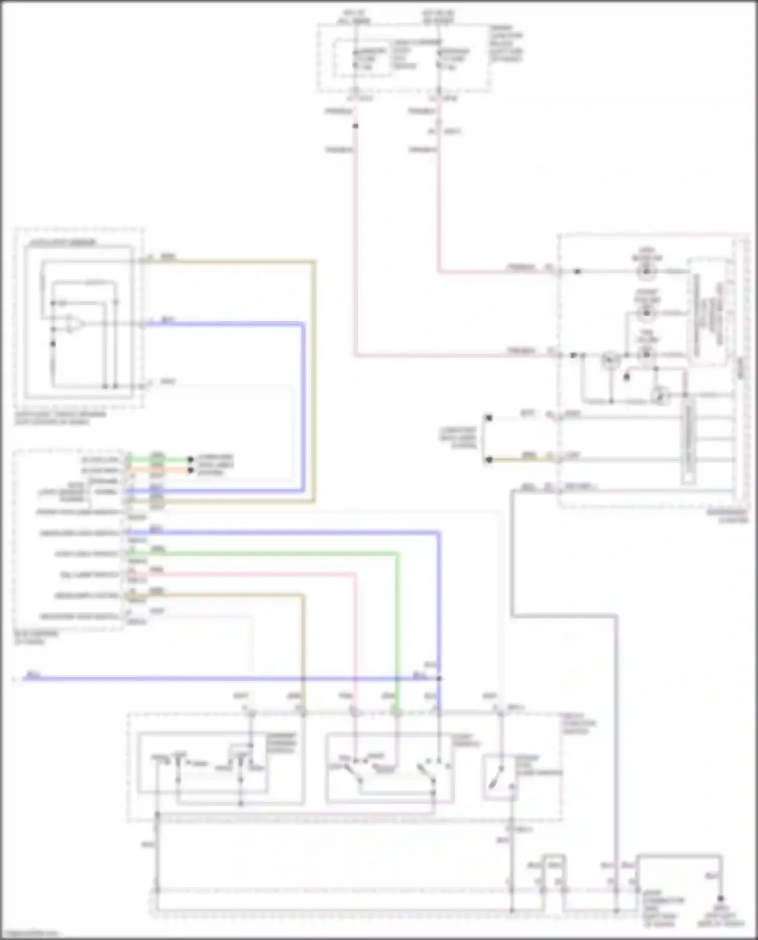 Wiring diagram headlamp low sig for Kia Cerato III facelift (2016-2021) (1 of 2)