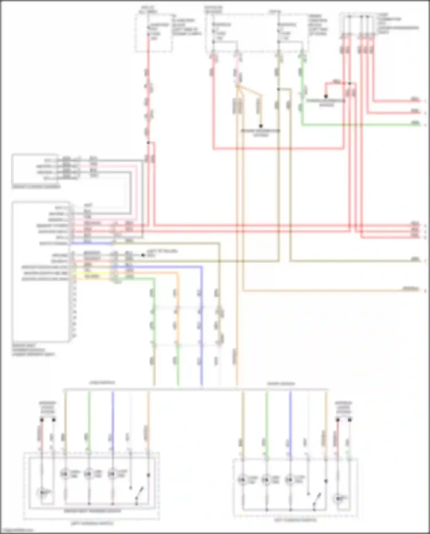 Wiring diagram heater switch ind mid for Kia Cerato III facelift (2016-2021) (1 of 2)